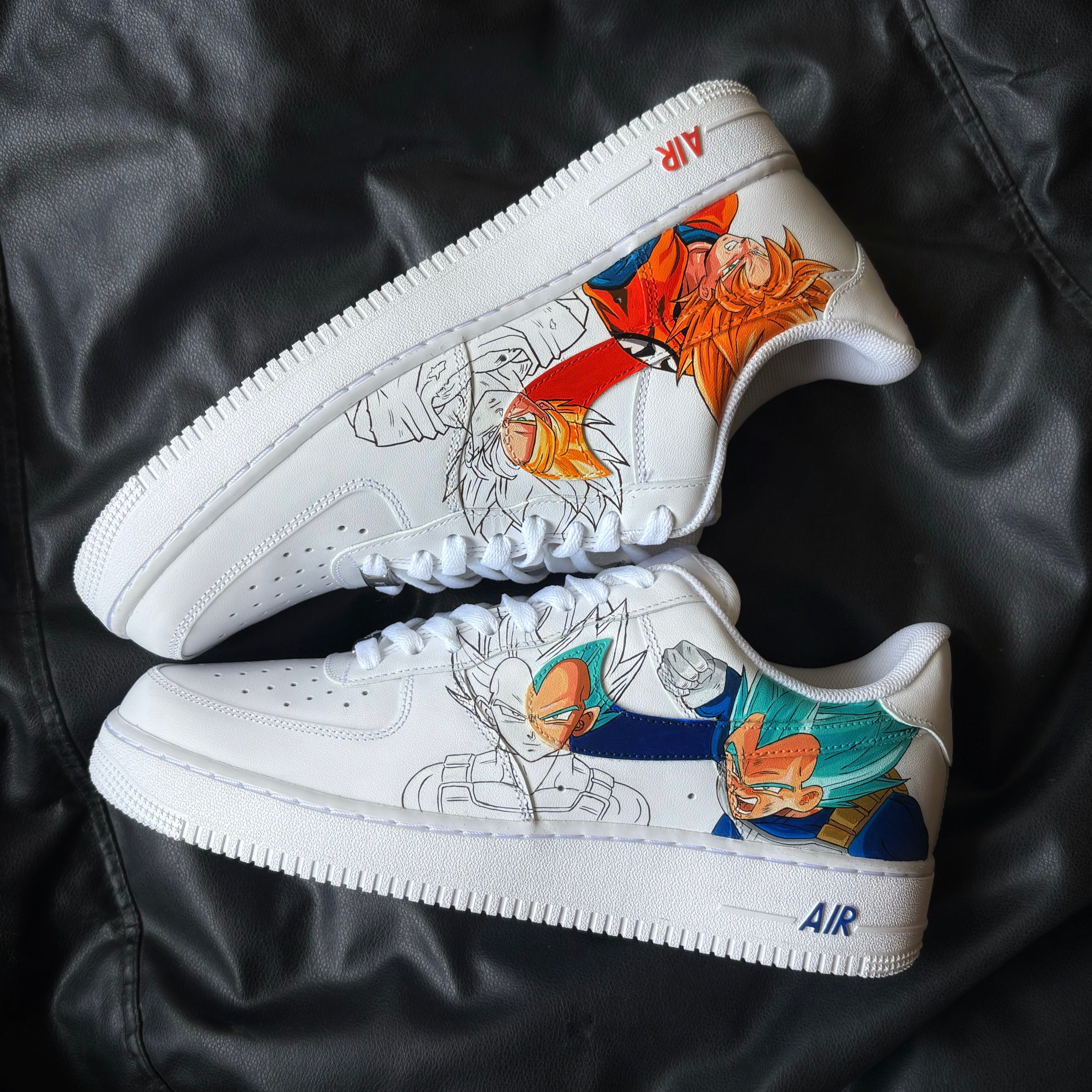 Nike Air Force 1 x Goku x Vegeta