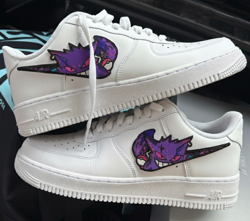 Nike Air Force 1 x Gengar Swoosh