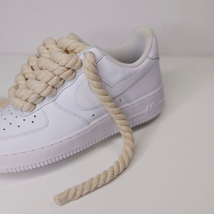 Nike Air Force 1 With Chunky Rope Laces ( 8 mm )