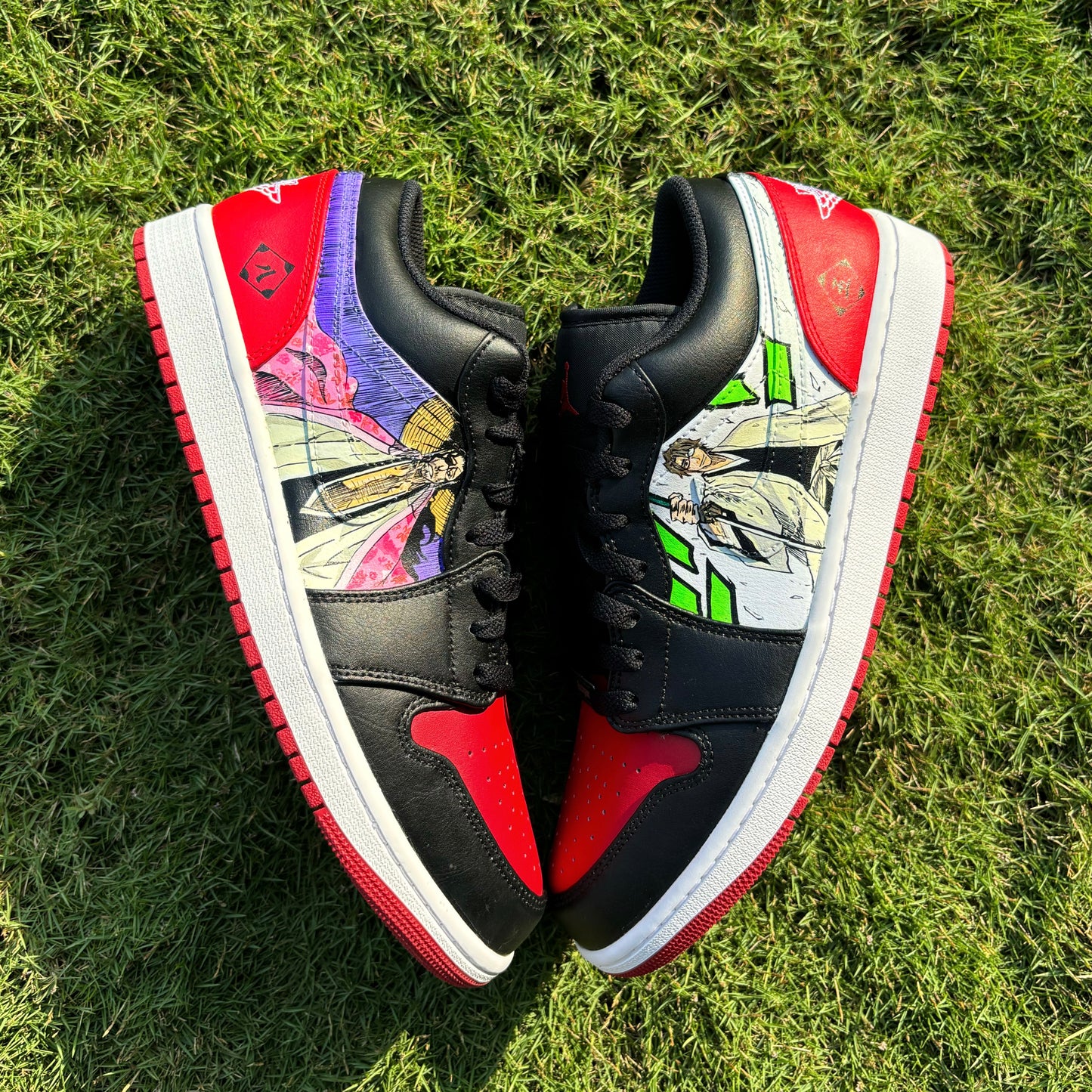 Nike Air Jordan Lows x Bleach