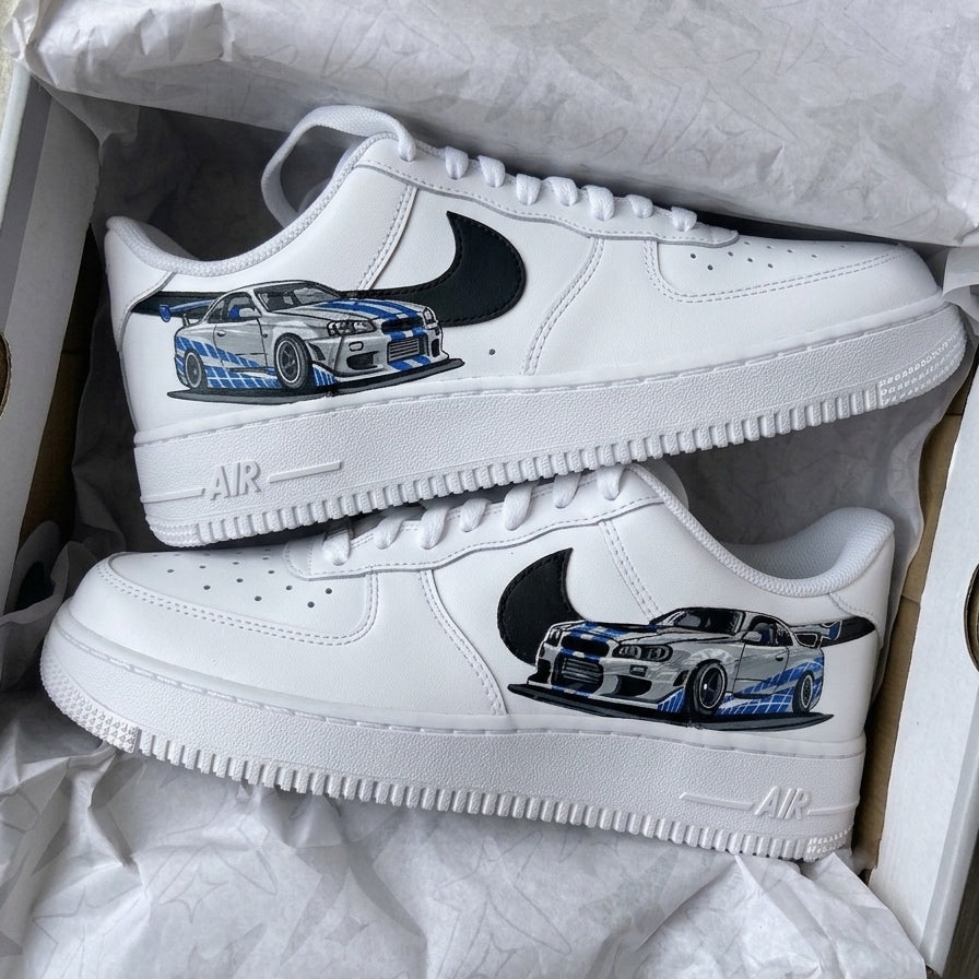 Nissan Skyline GT-R R34
 x Nike Air Force 1