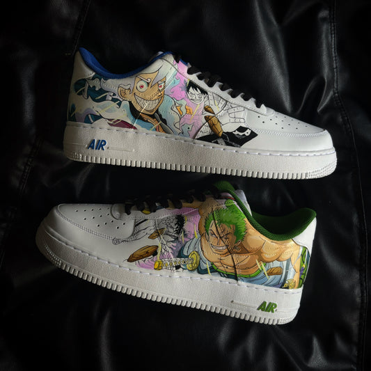 Nike Air Force 1 x Luffy x Zoro