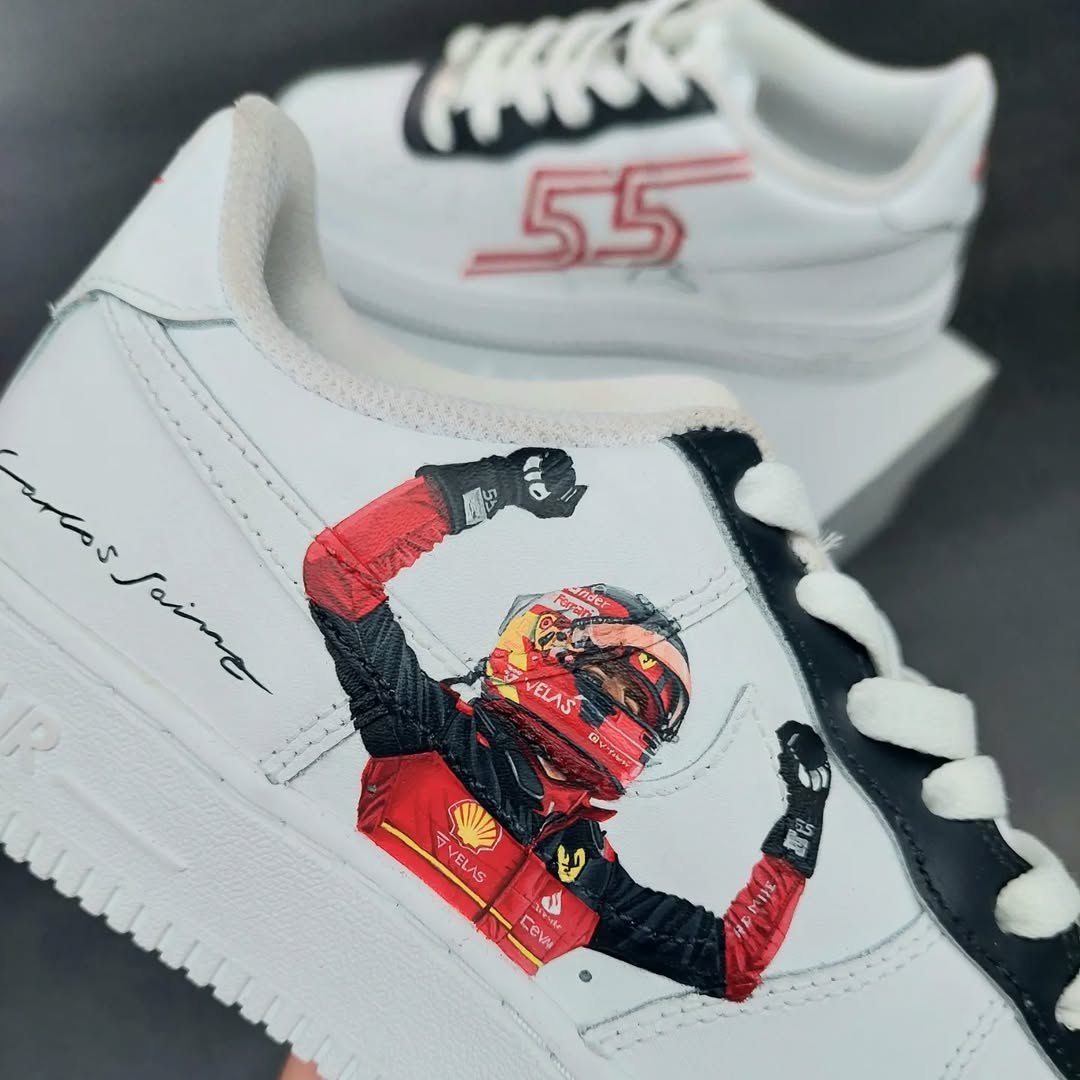 Nike Air Force 1 x Carlos Sainz x Ferrari