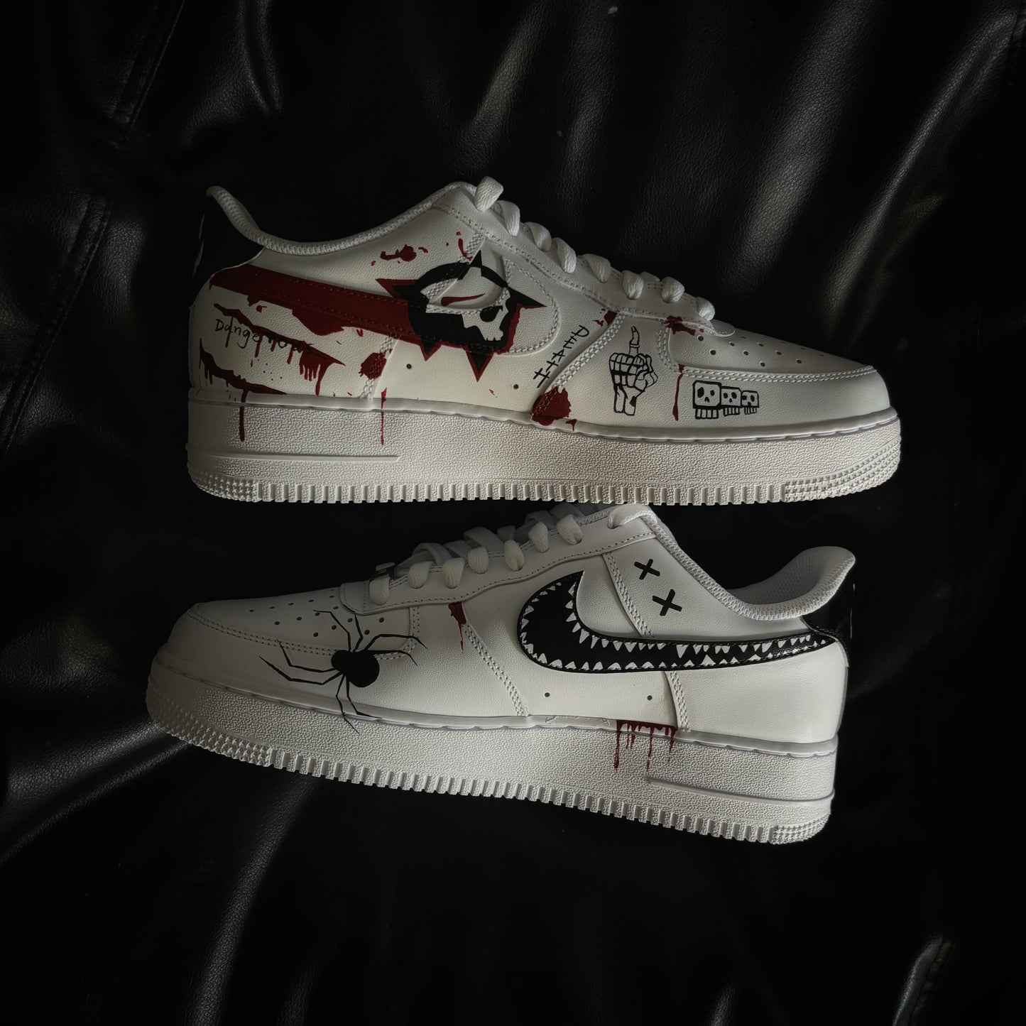 Nike Air Force 1 x Skull N’ Roses Halloween 🎃