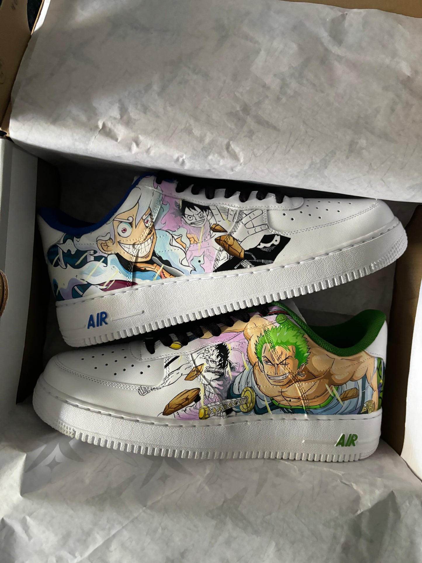 Nike Air Force 1 x Luffy x Zoro