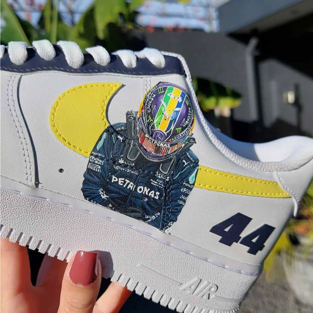 Nike Air Force 1 x Lewis Hamilton Mercedes