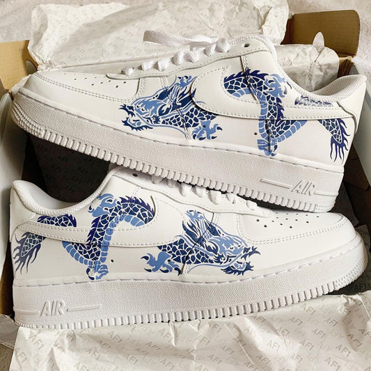 Nike Air Force 1 x Blue Sapphire Dragon