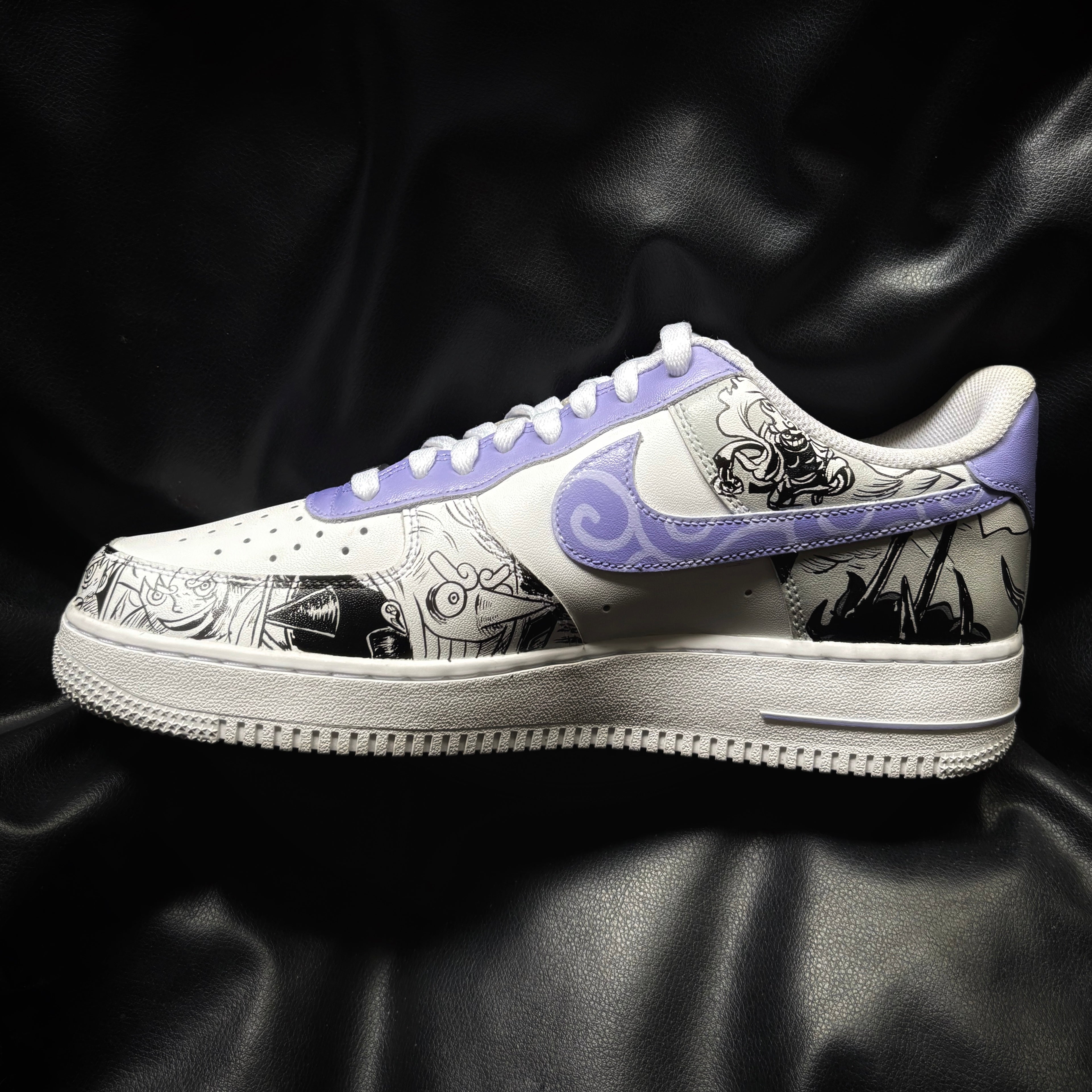 Nike Air Force 1 x Luffy Gear 5 x Sun God Nikka