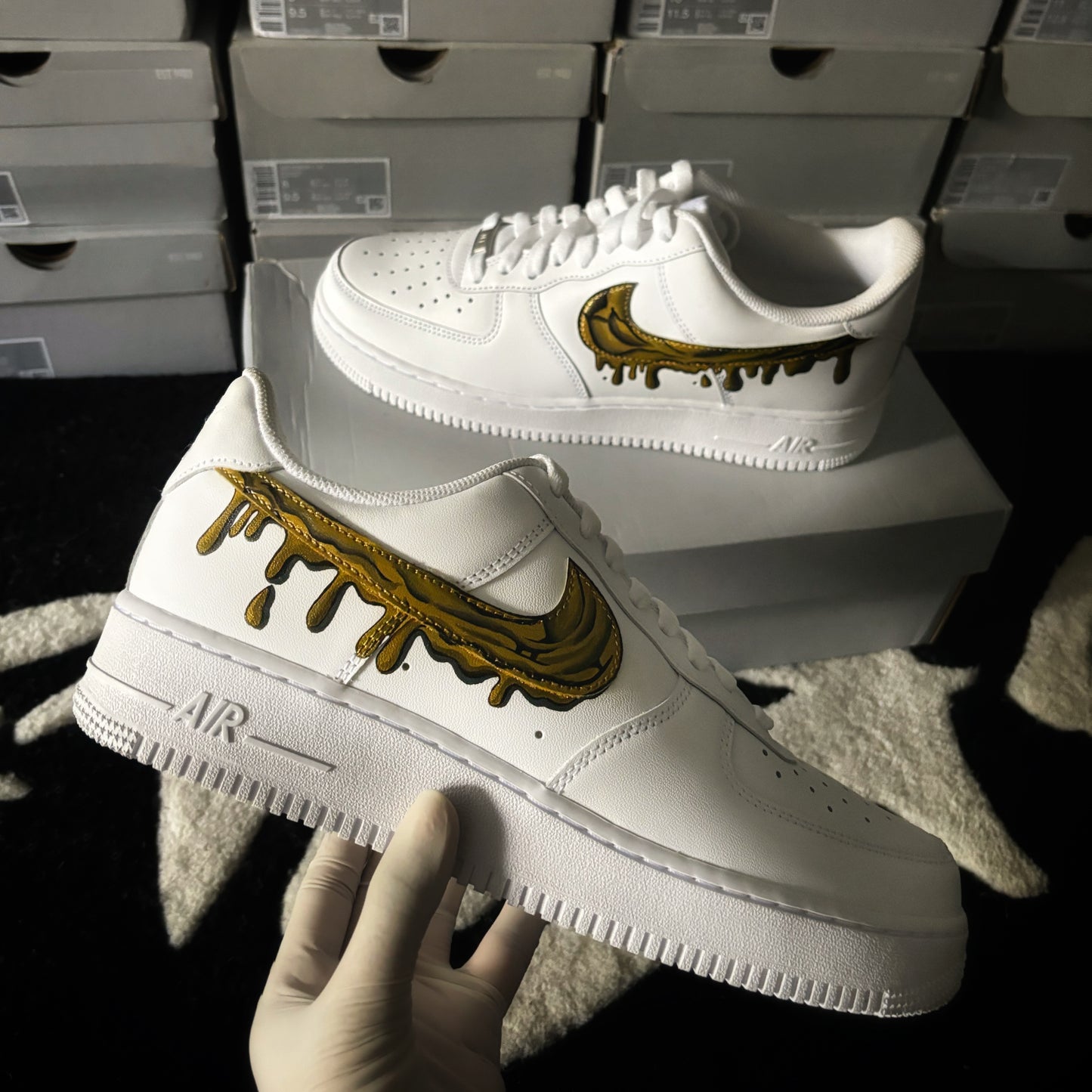 Nike Air Force 1 x Liquid Golden Drip