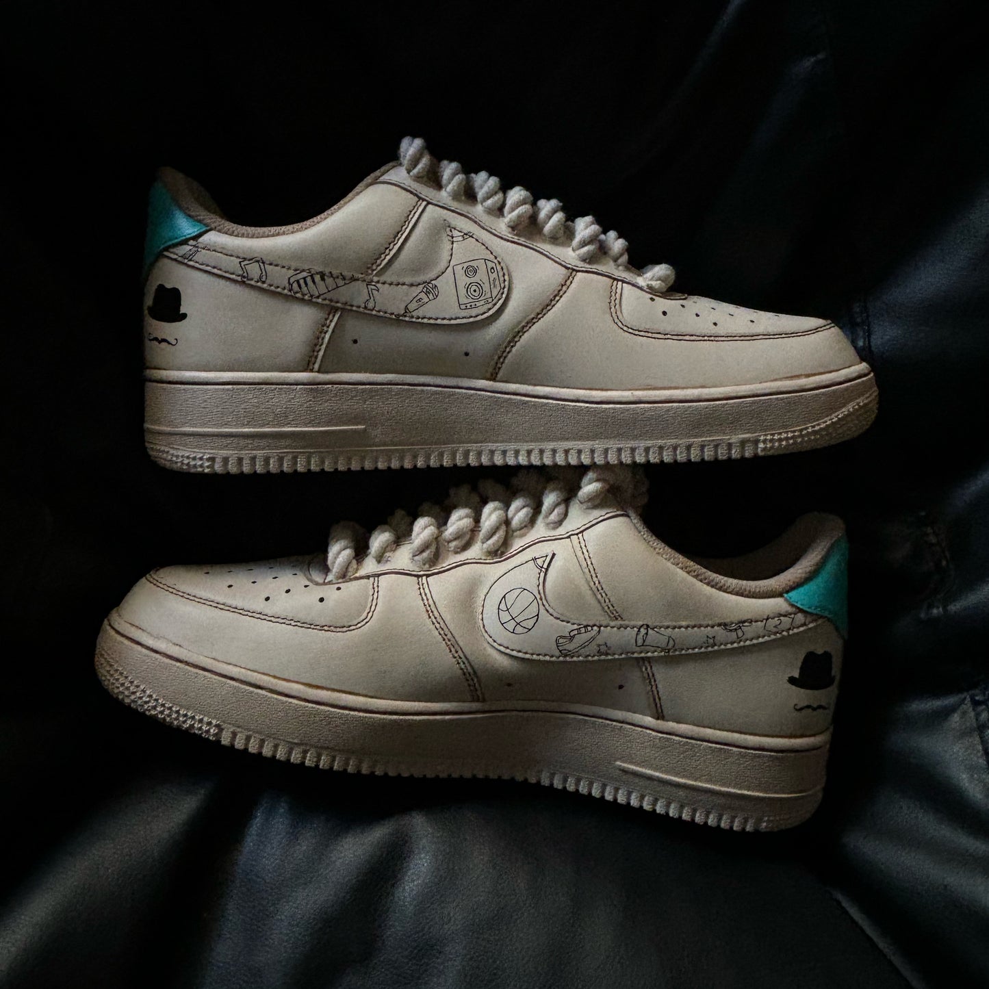 Nike Air Force 1 x The Creation of Adam Inspired