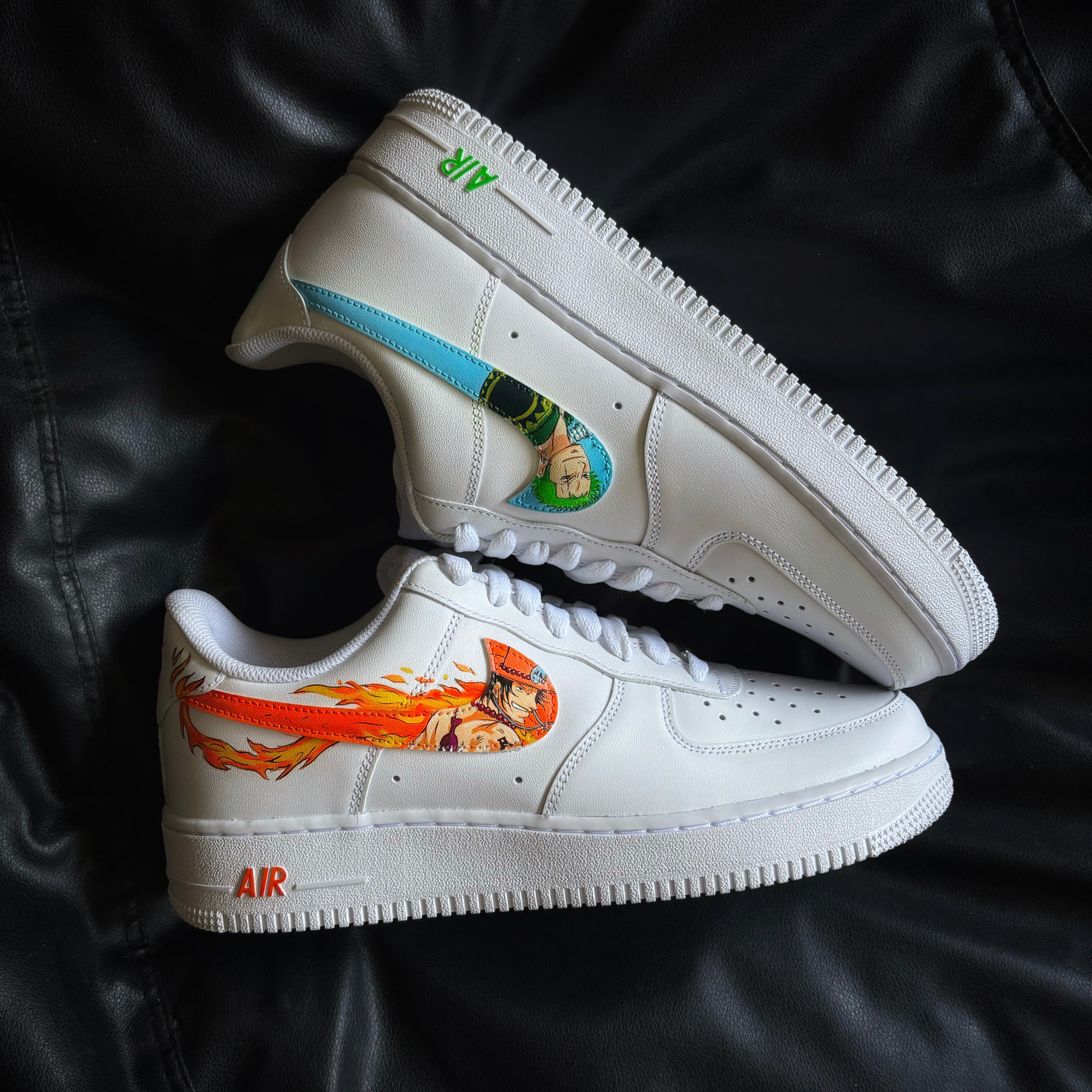 Nike Air Force 1 x One Piece Zoro x Ace