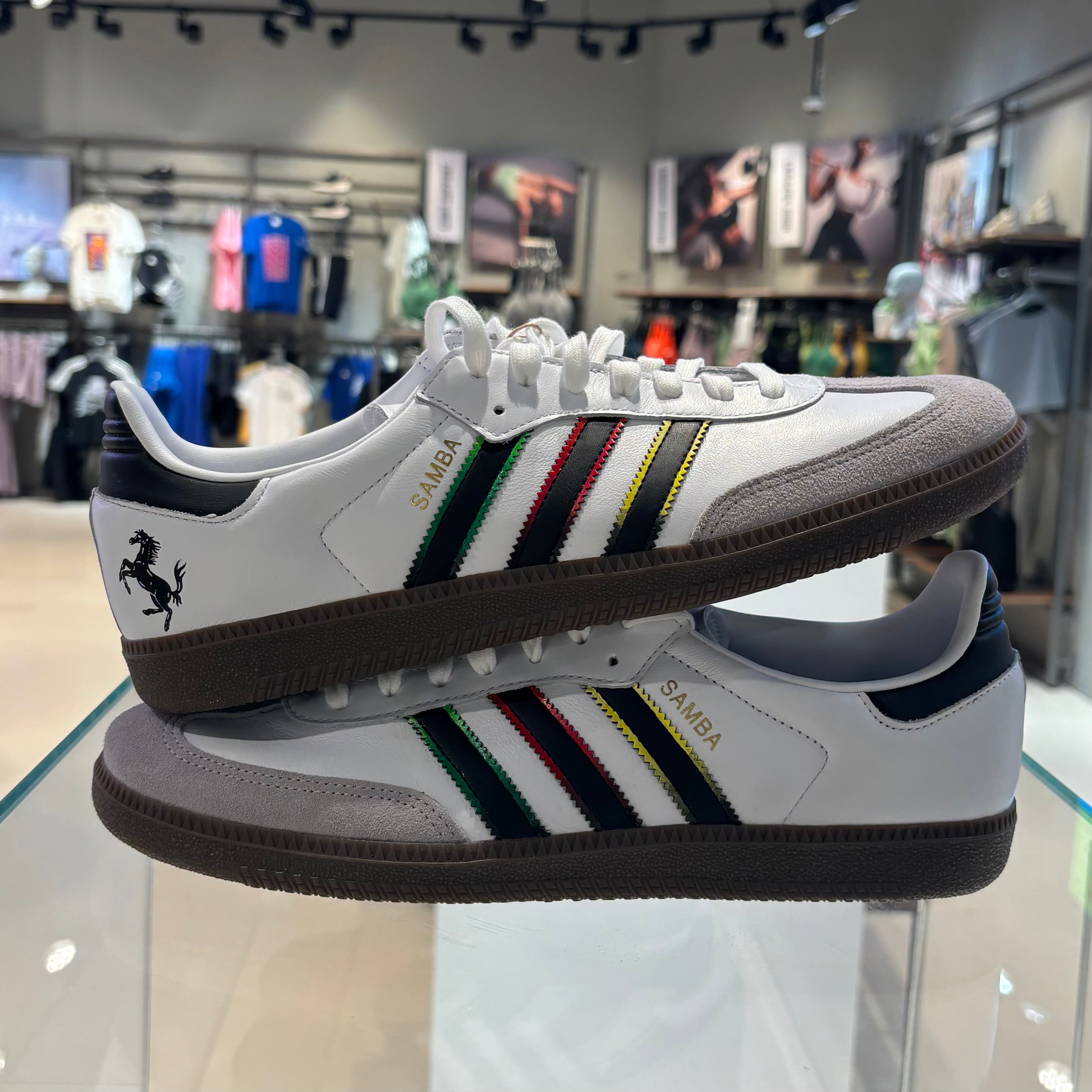 Adidas Sambas x Ferrari F1