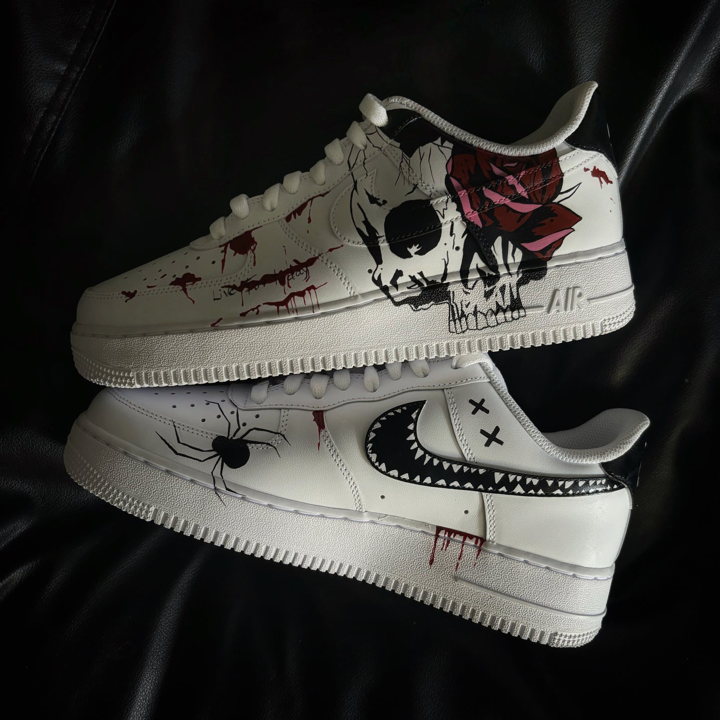 Nike Air Force 1 x Skull N’ Roses Halloween 🎃