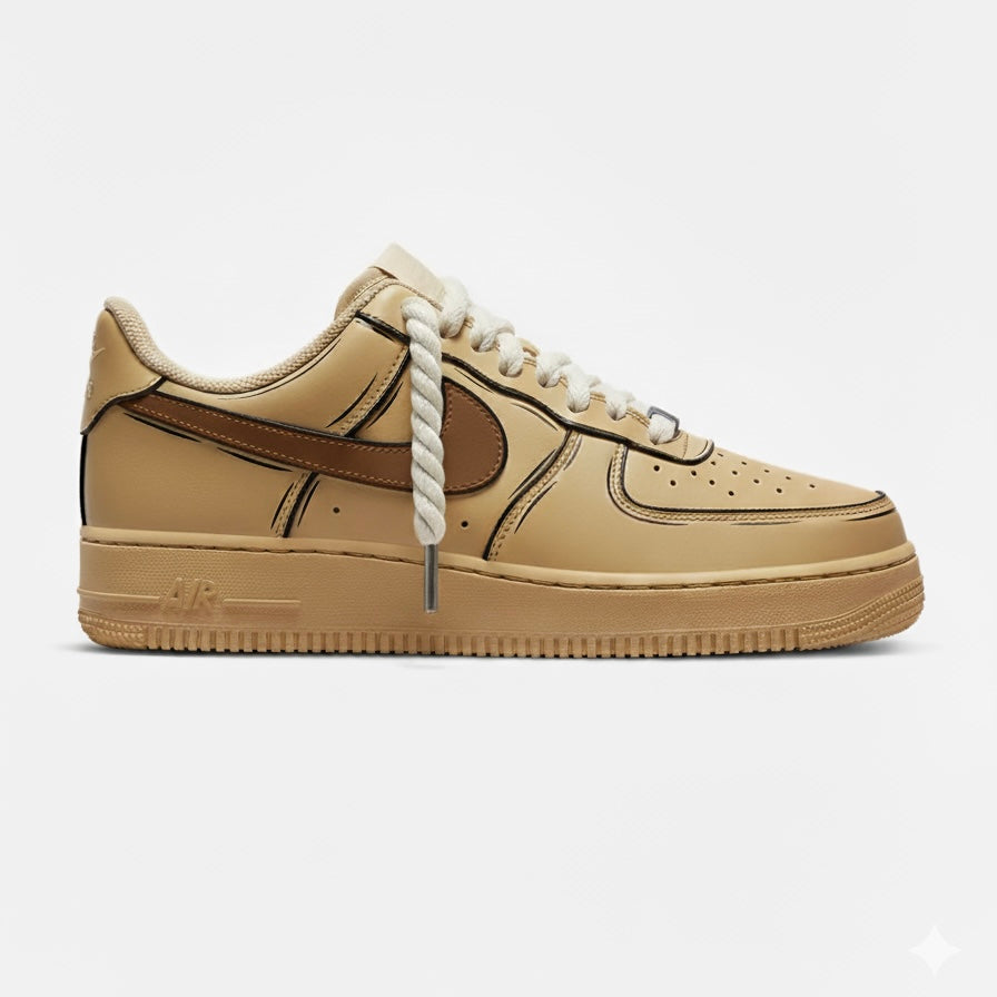Nike Air Force 1 x Coffee (Brown Swoosh)