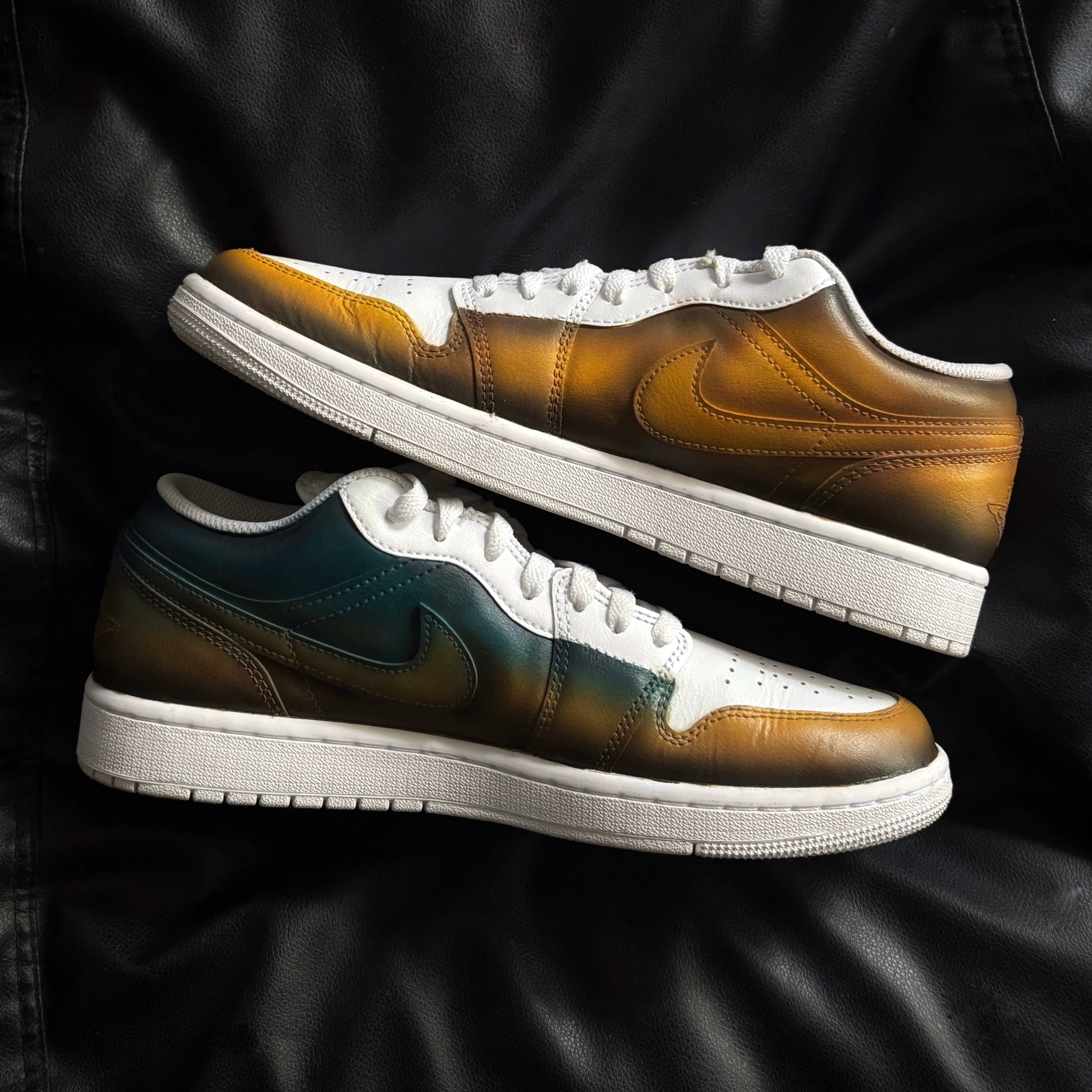 Nike Air Jordan 1 Lows x Captain America Custom