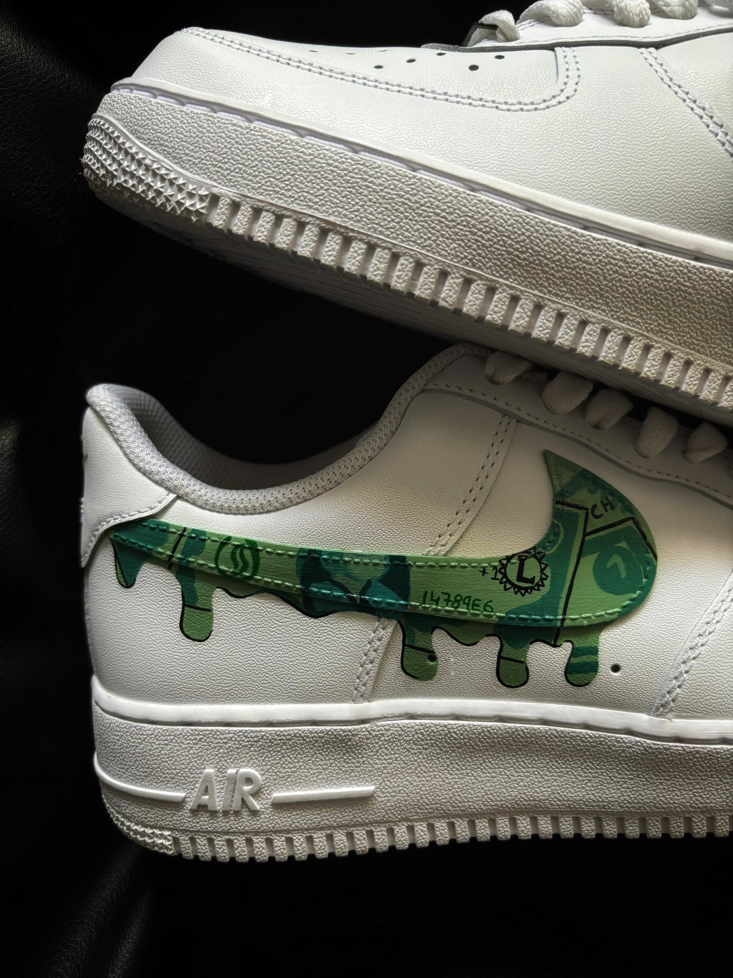 Nike Air Force 1 x Money Themed