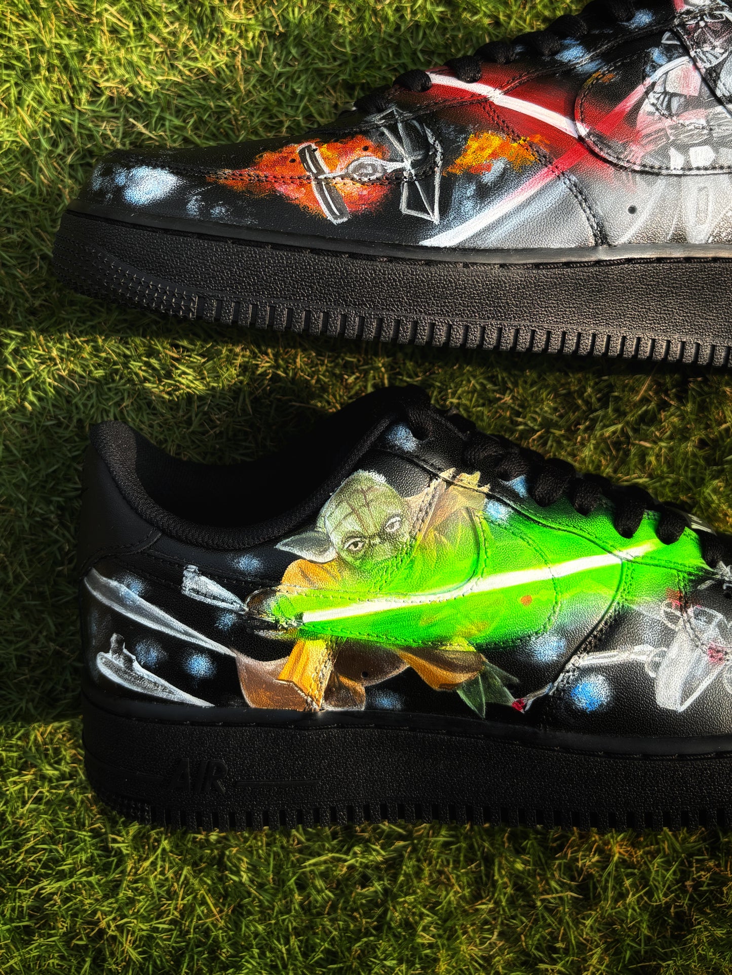 Nike Air Force 1 x Yoda x Darth Vader