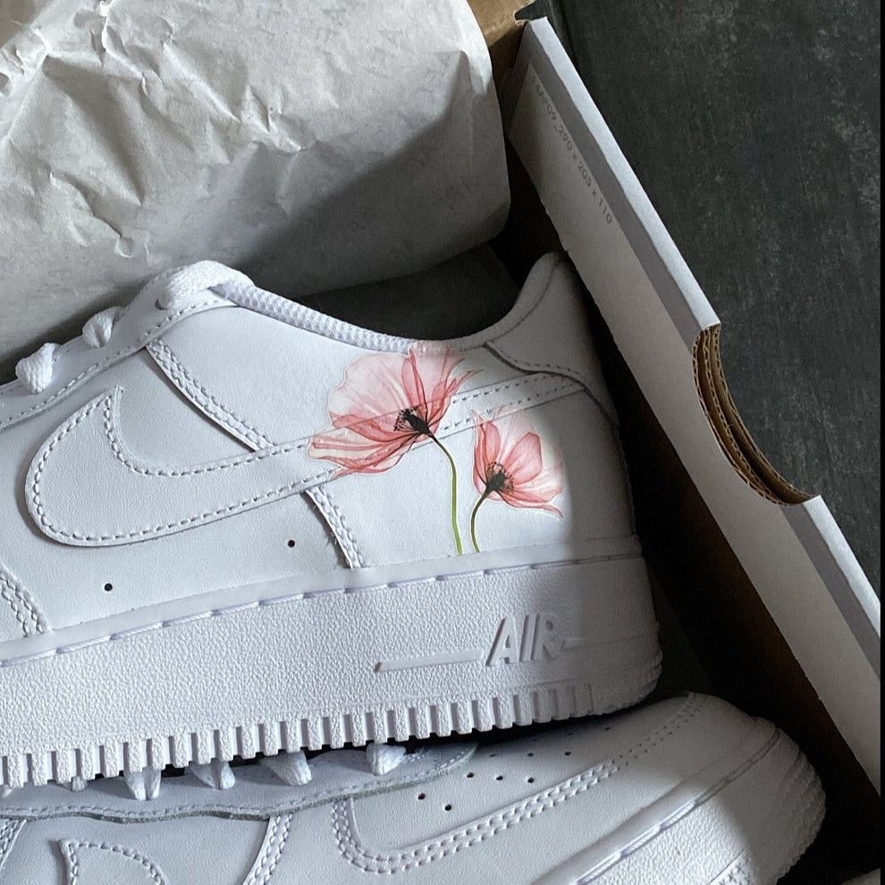 Nike Air Force 1 x Poppy Flower