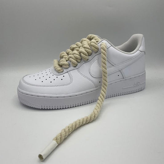 Nike Air Force 1 With Chunky Rope Laces ( 8 mm )