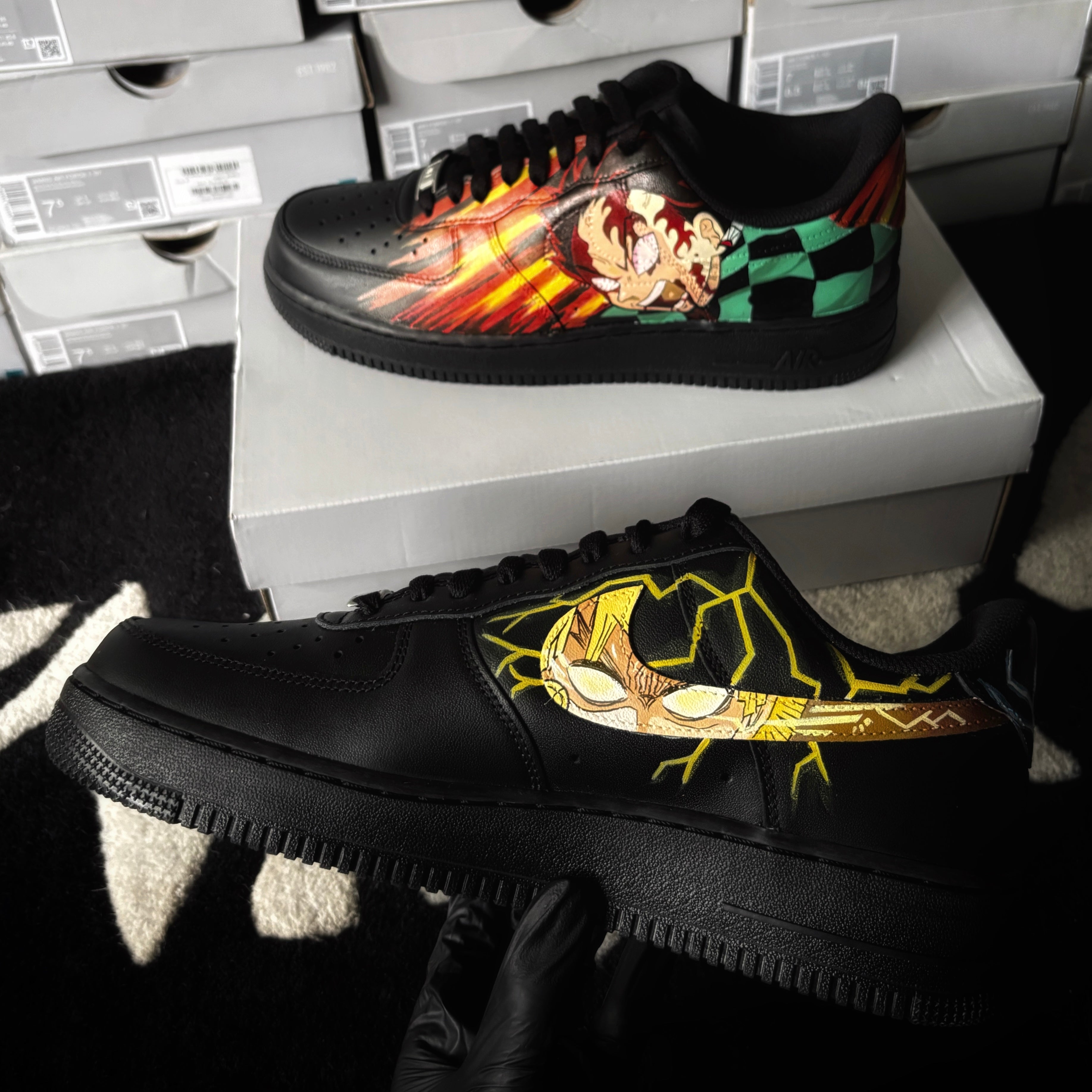 Nike Air Force 1 x Tanjiro x Zenitsu