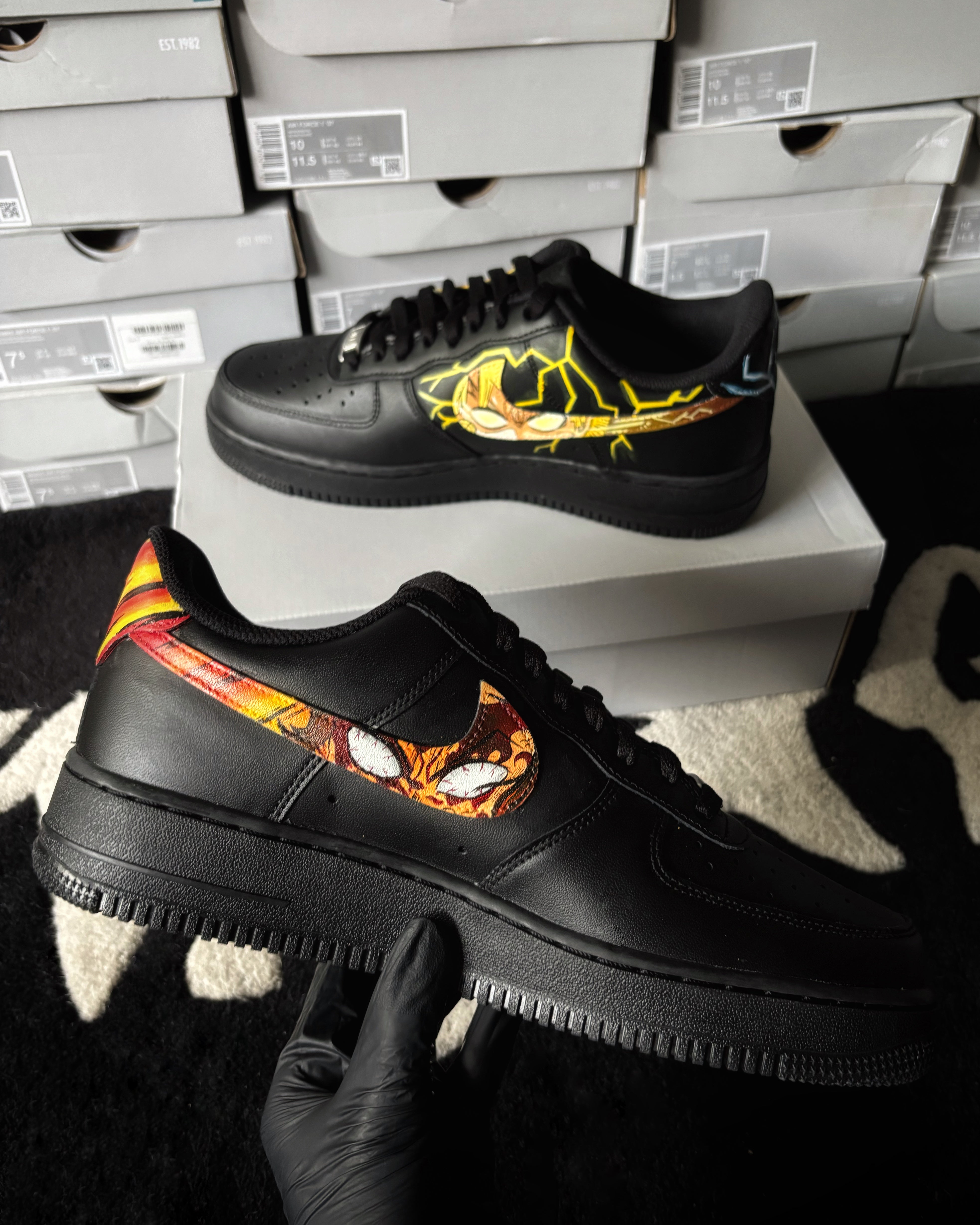 Nike Air Force 1 x Tanjiro x Zenitsu