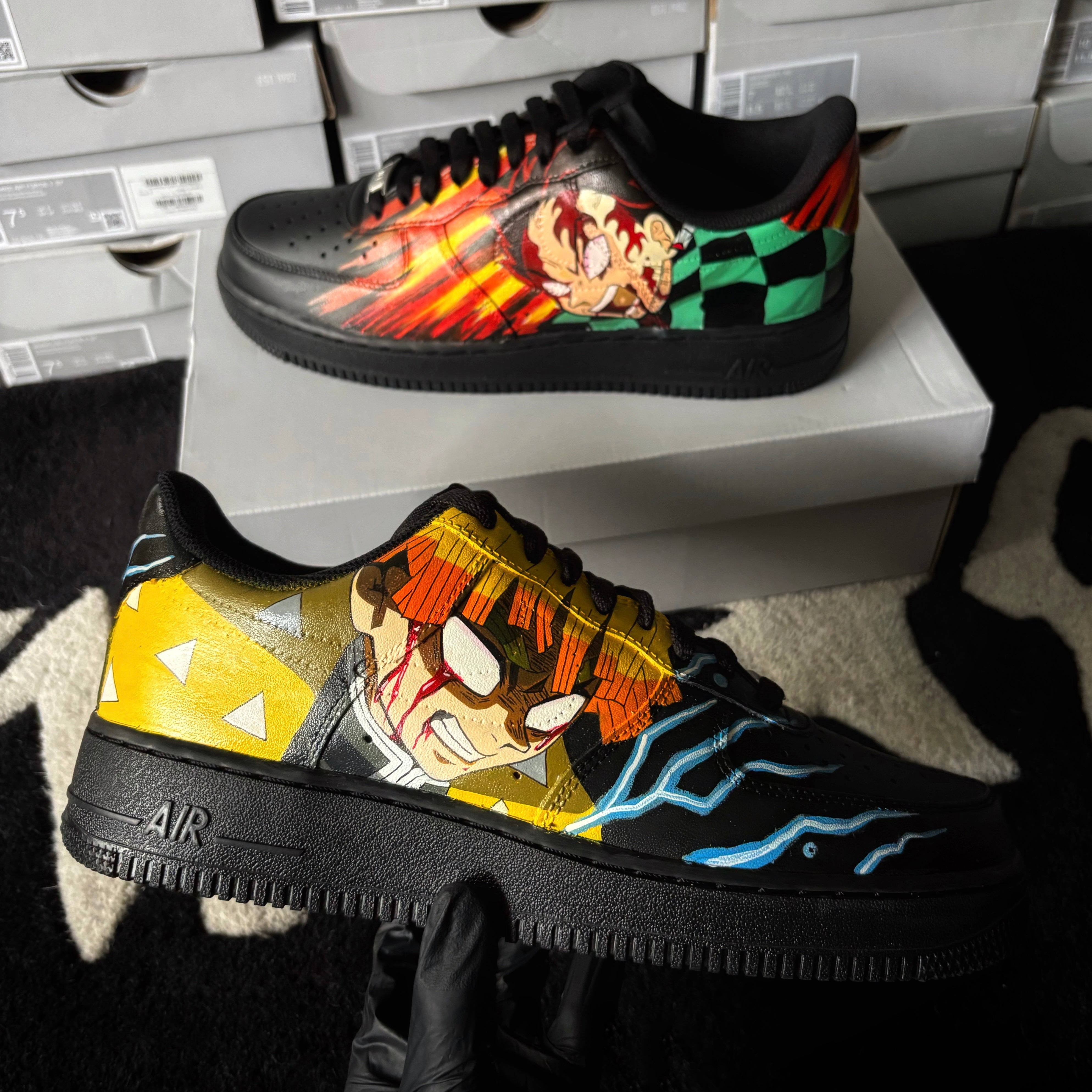 Nike Air Force 1 x Tanjiro x Zenitsu