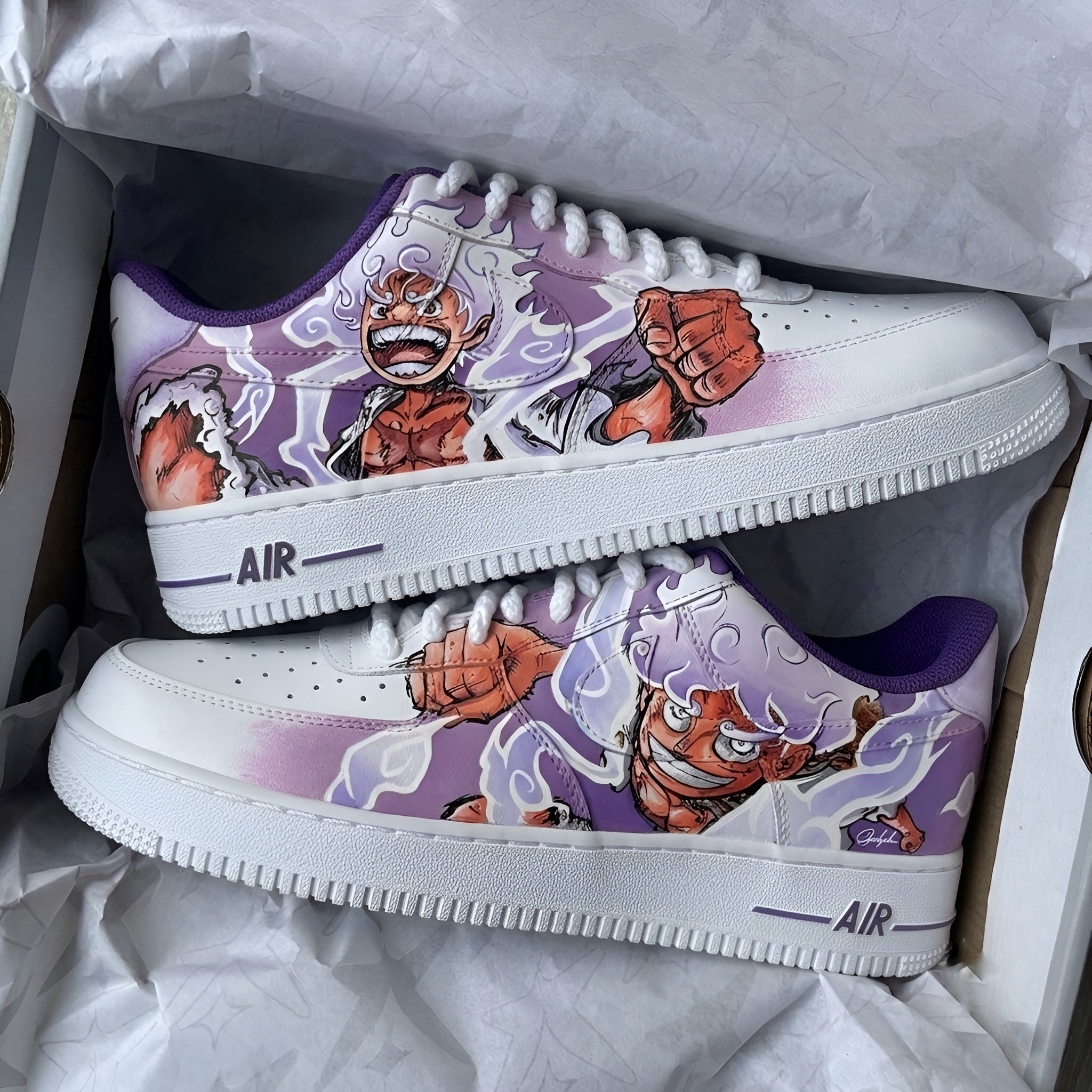 Luffy Gear 5 x Nike Air Force 1