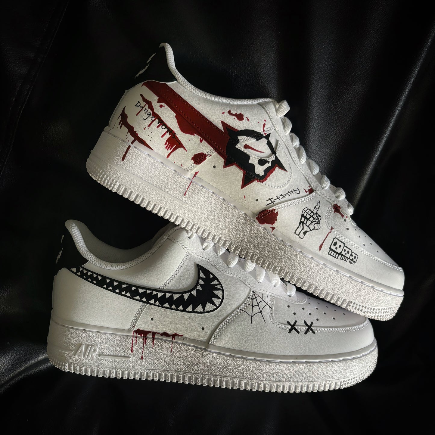 Nike Air Force 1 x Skull N’ Roses Halloween 🎃