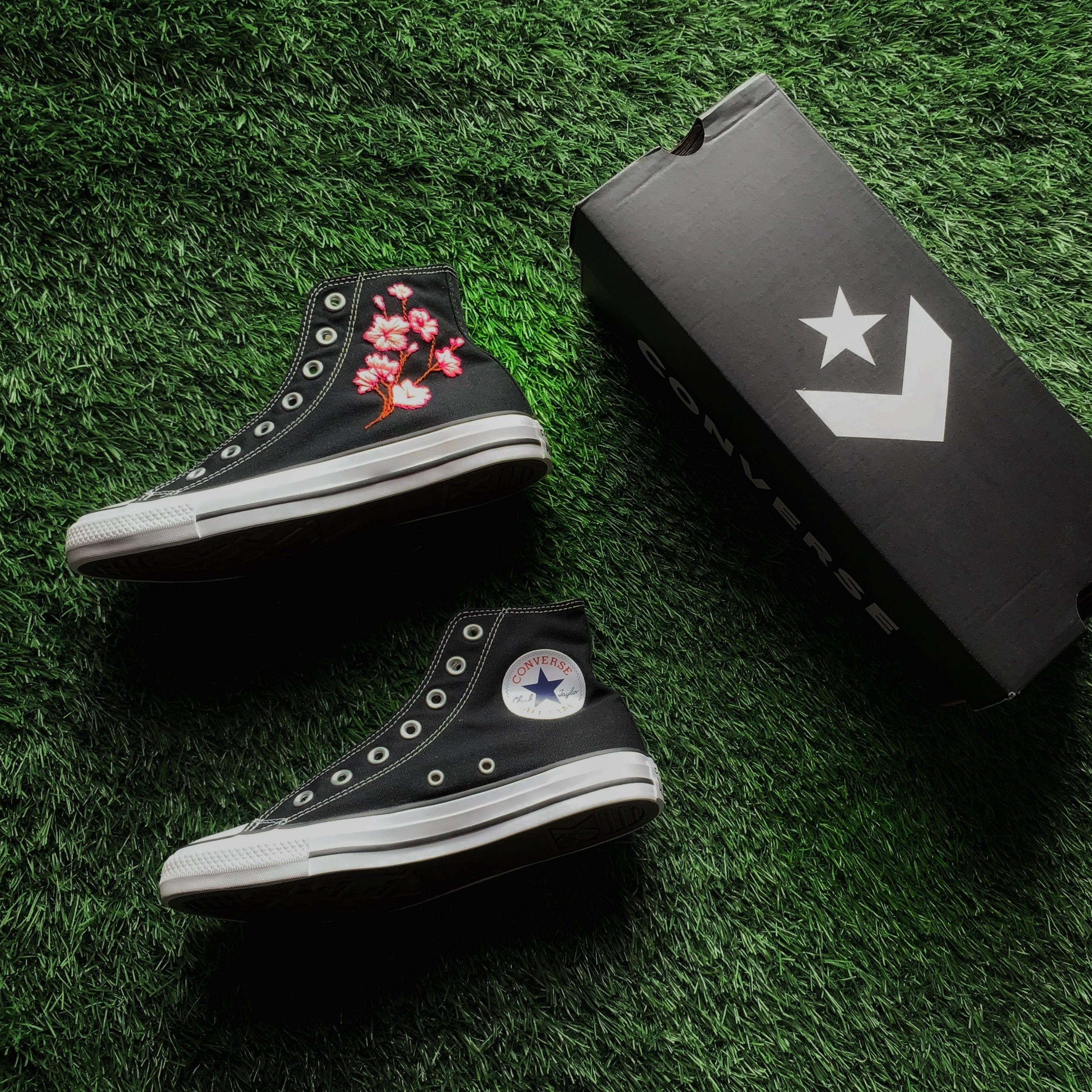 Converse x Cherry Blossom Embroidery - Main Image