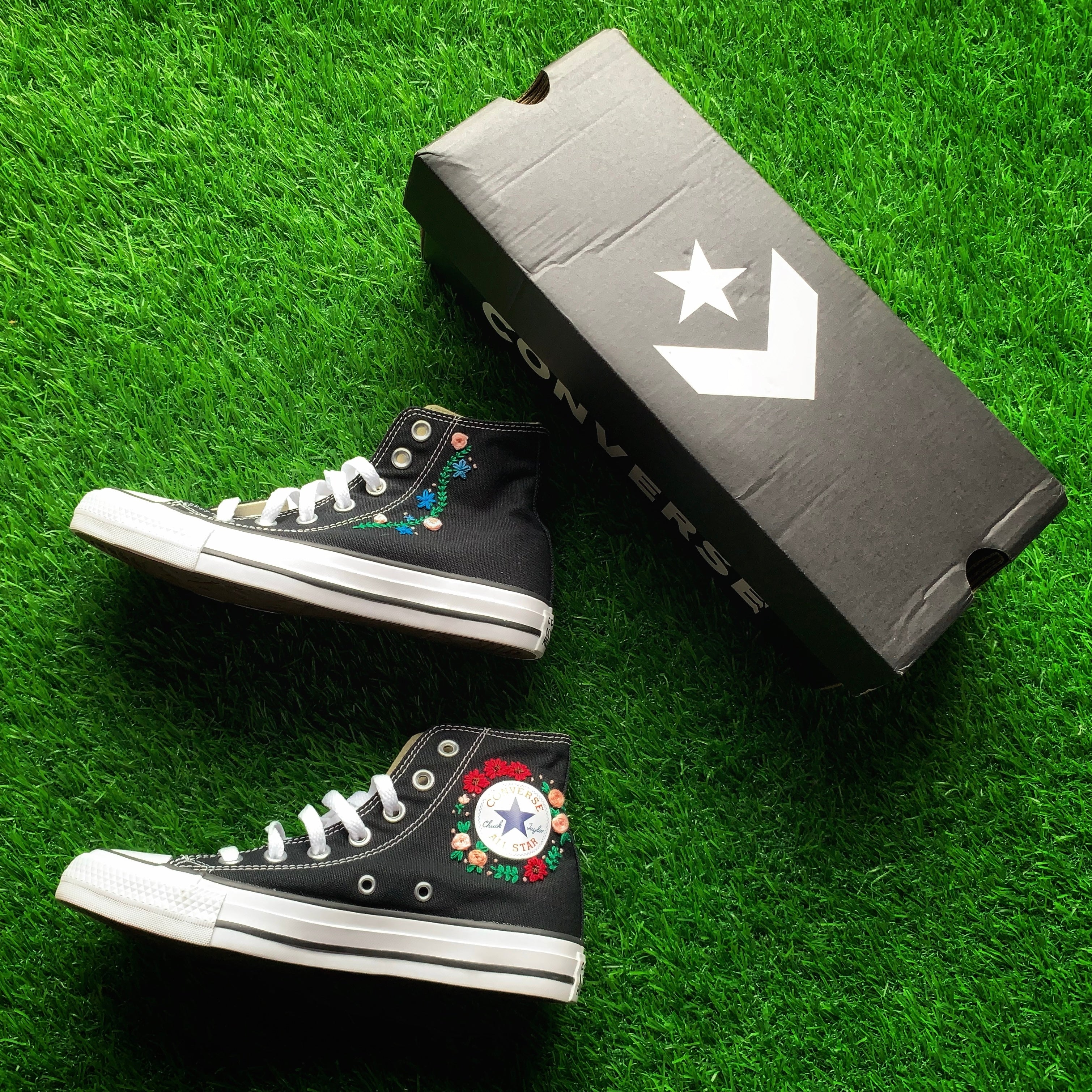 Converse x Flower Embroidery - Main Image