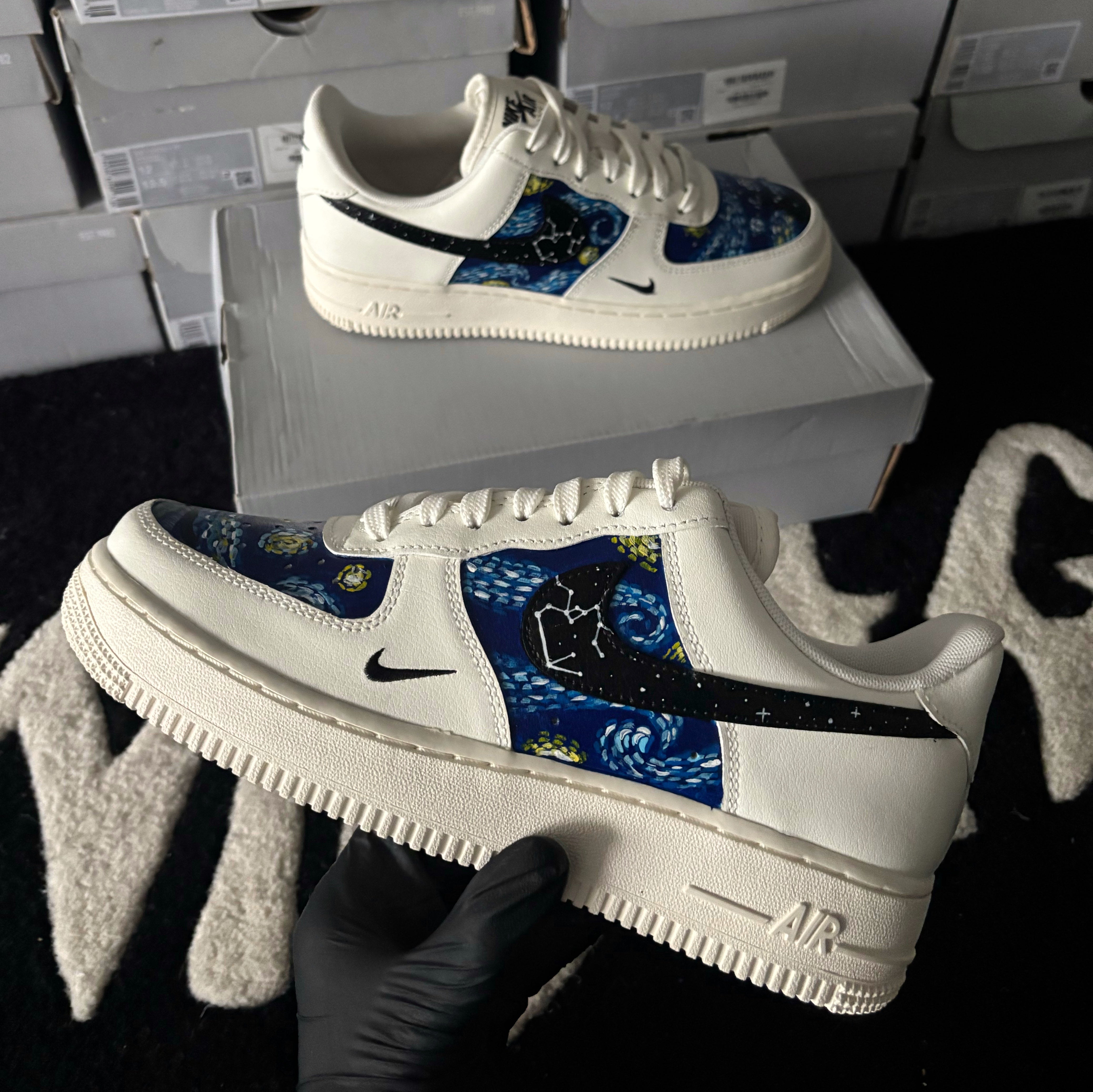 Nike Air Force 1 x Starry Night