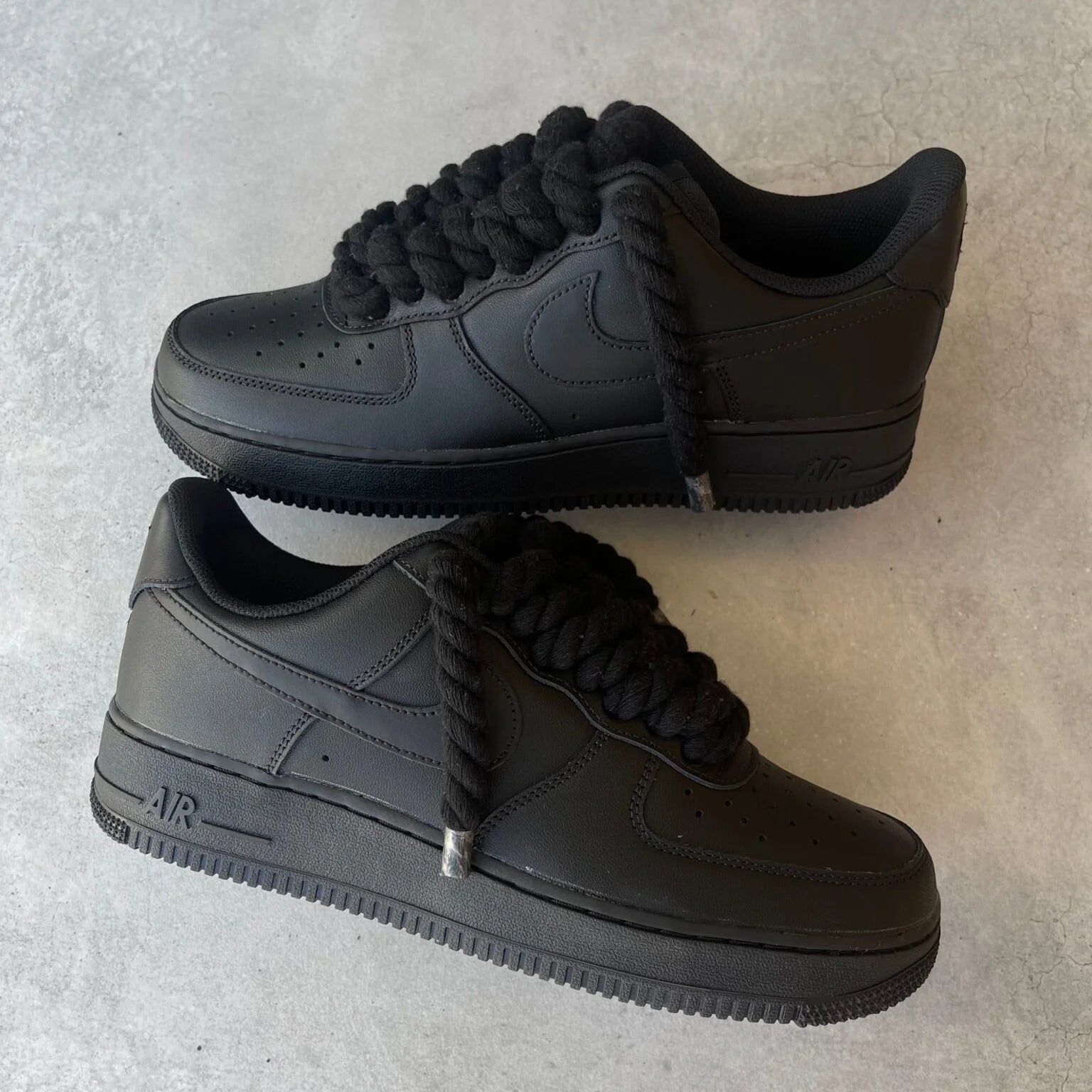 Nike Air Force 1 x Rope Laces - Black