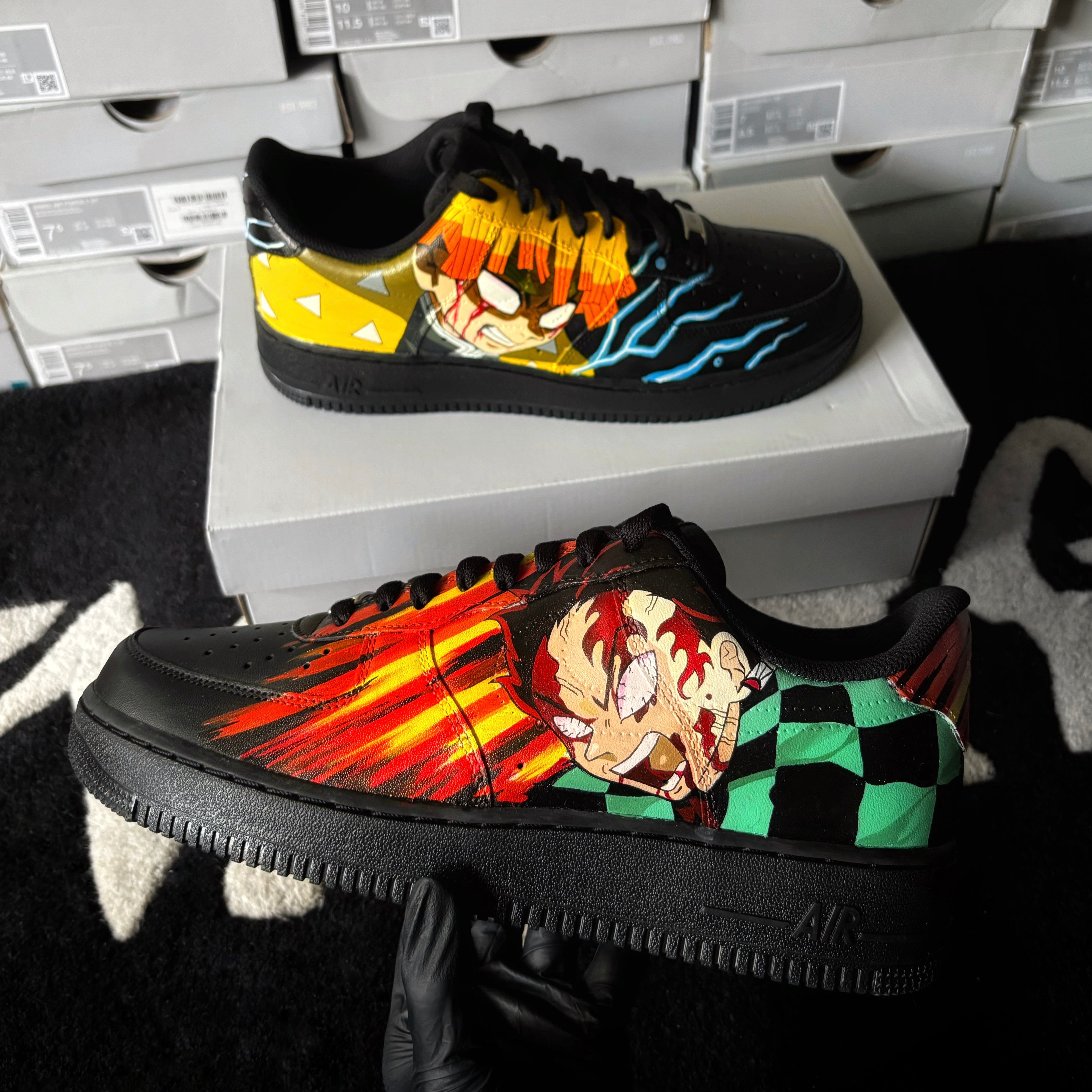 Nike Air Force 1 x Tanjiro x Zenitsu