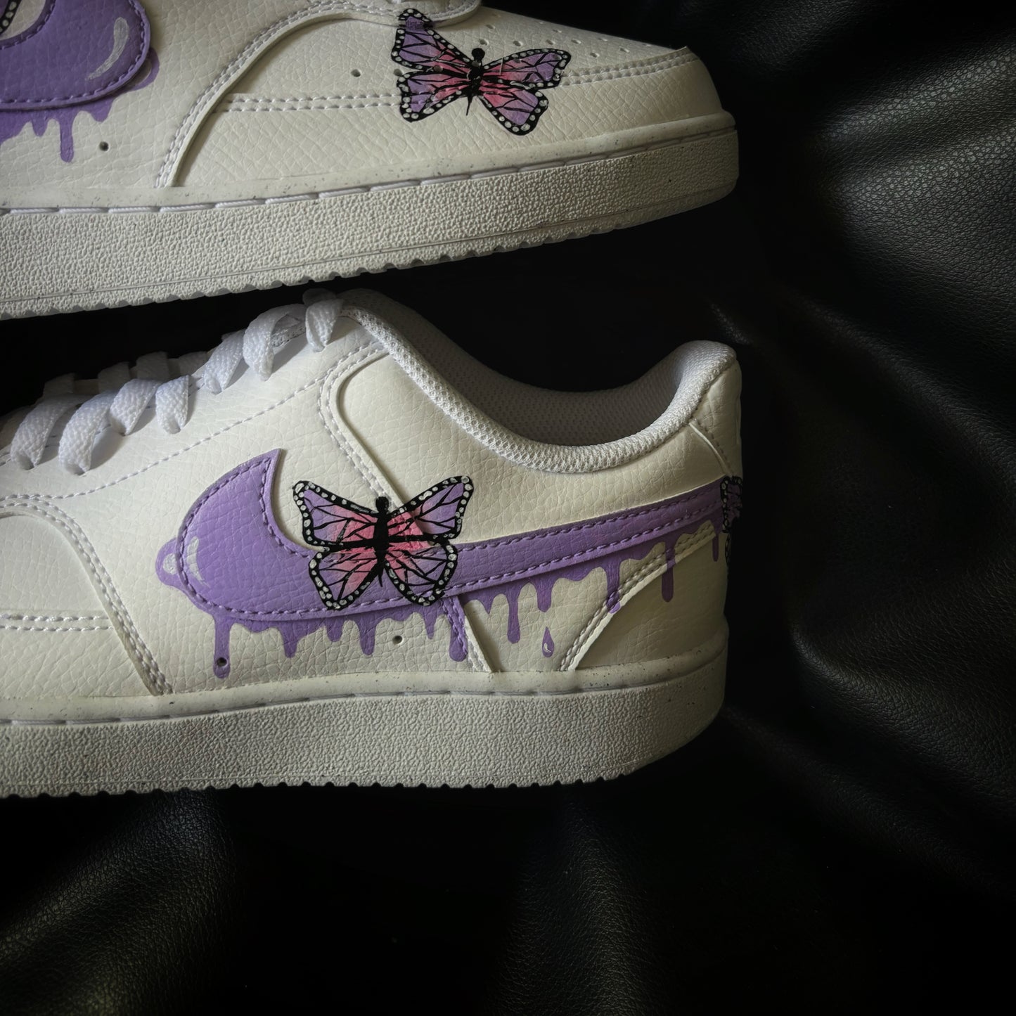 Nike Court Vision x lavender butterfly drip
