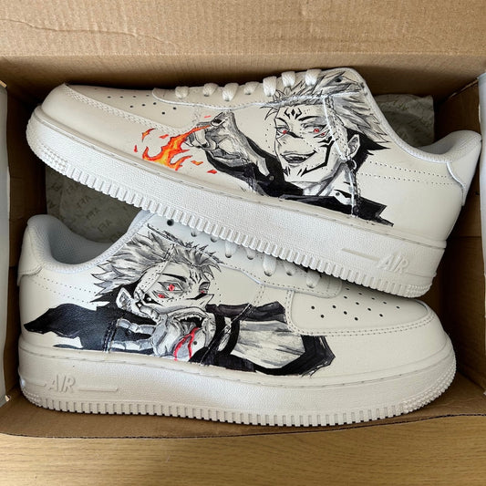 Nike Air Force 1 x Jujutsu Kaisen (Sukuna with Eyes)