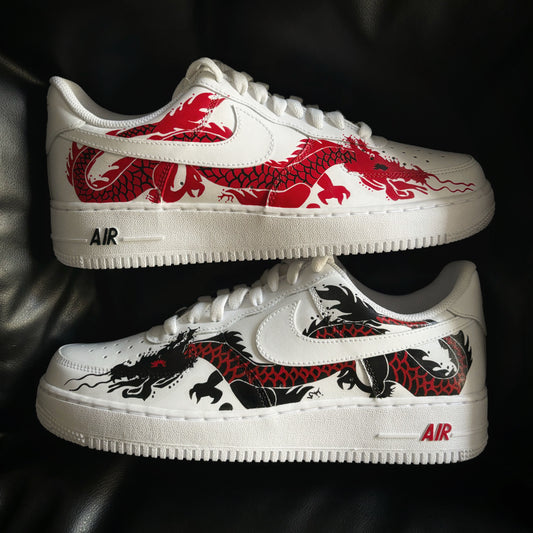 Nike Air Force 1 x Mismatched Dragon