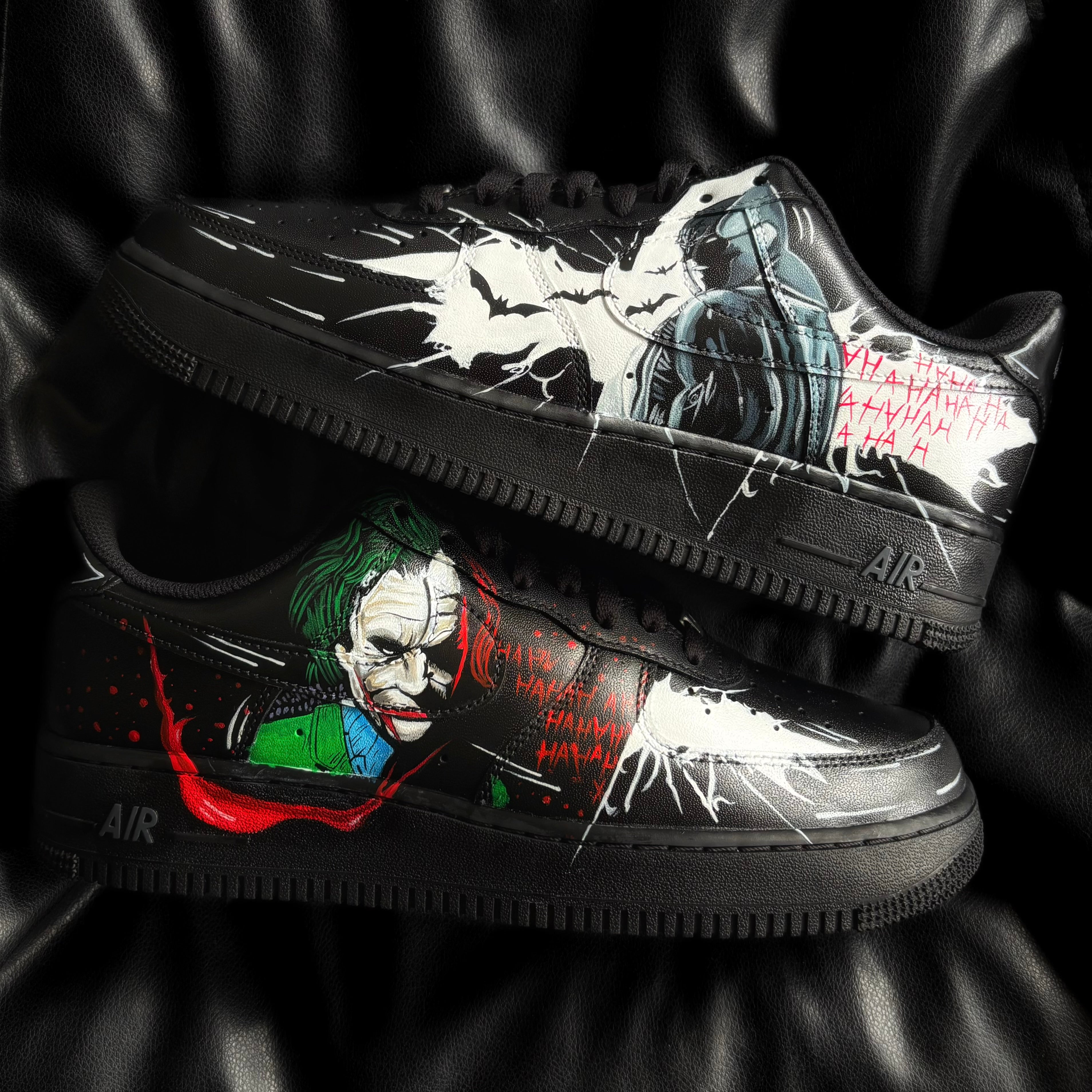 Joker x Batman x Nike Air Force 1 Black