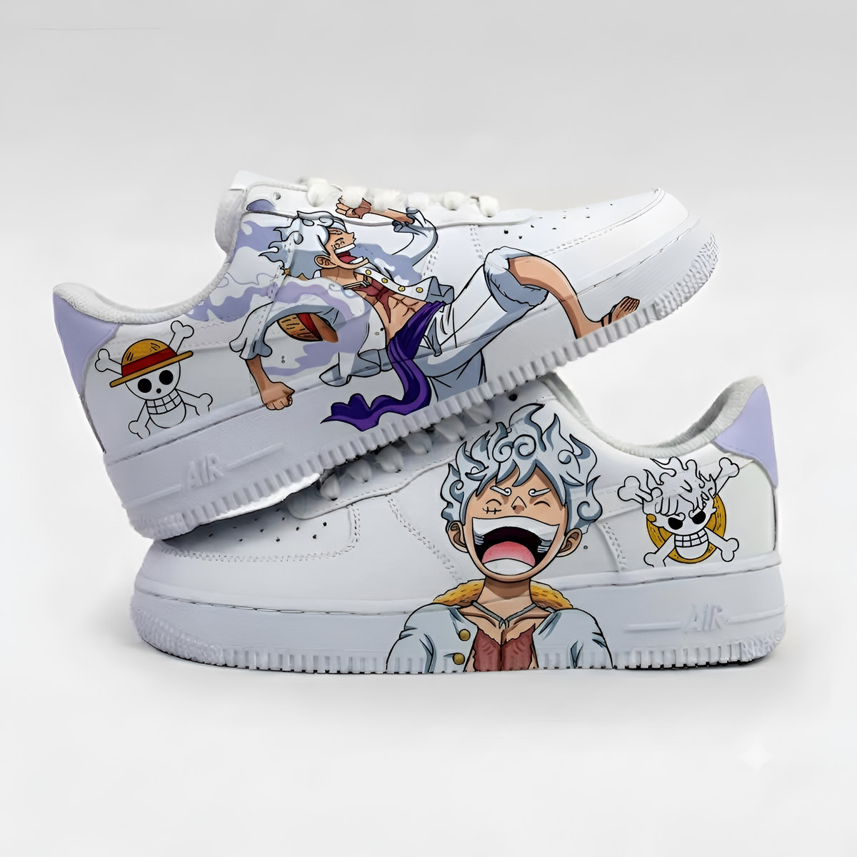 Luffy Gear 5 x Nike Air Force 1