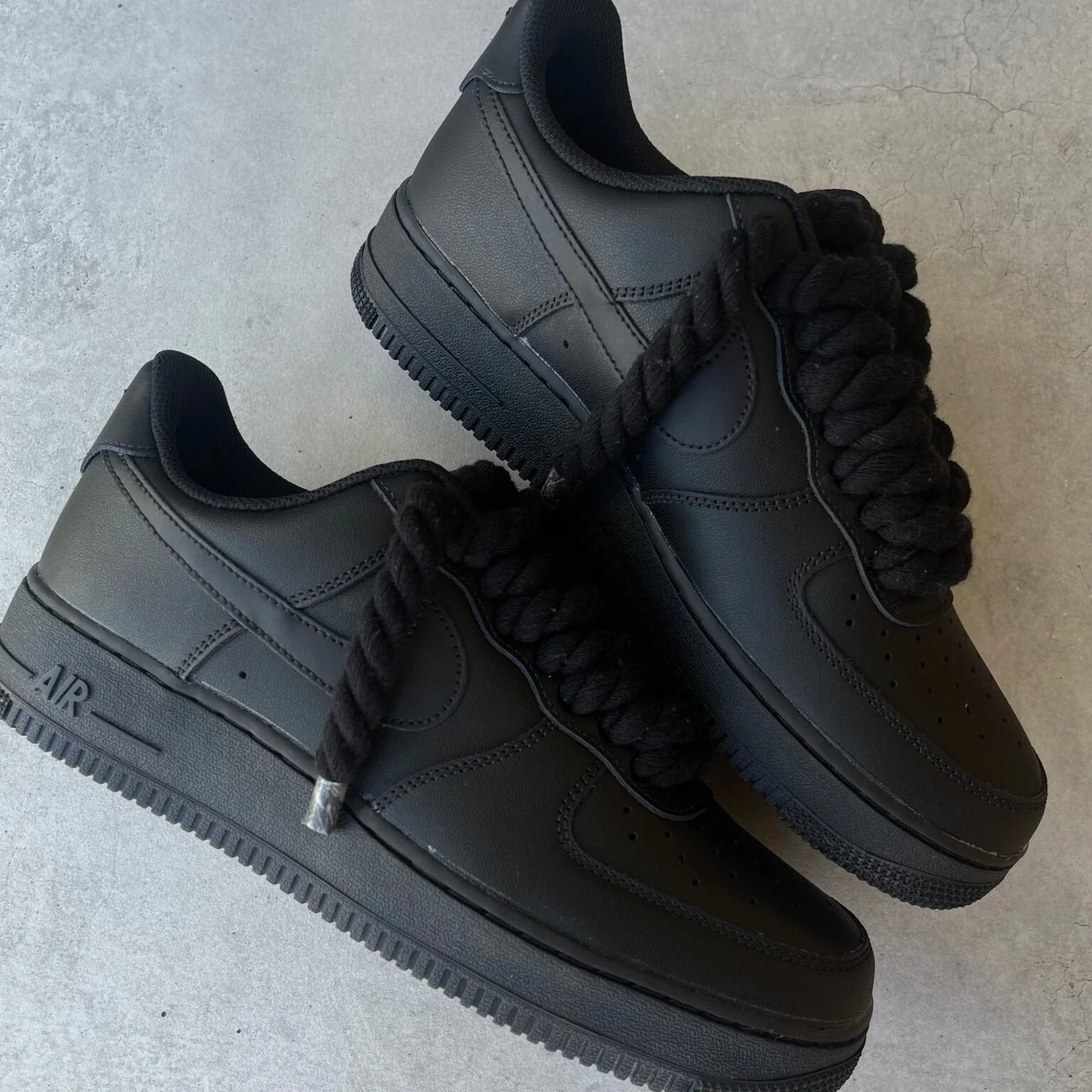 Nike Air Force 1 x Rope Laces - Black