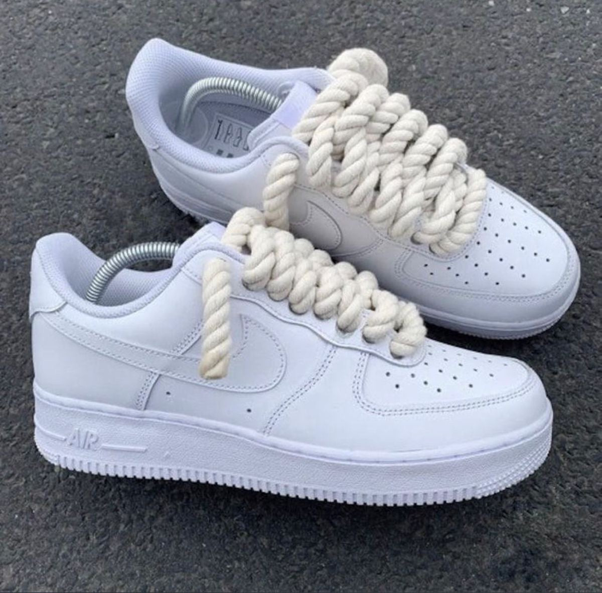 Nike Air Force 1 With Chunky Rope Laces ( 8 mm )