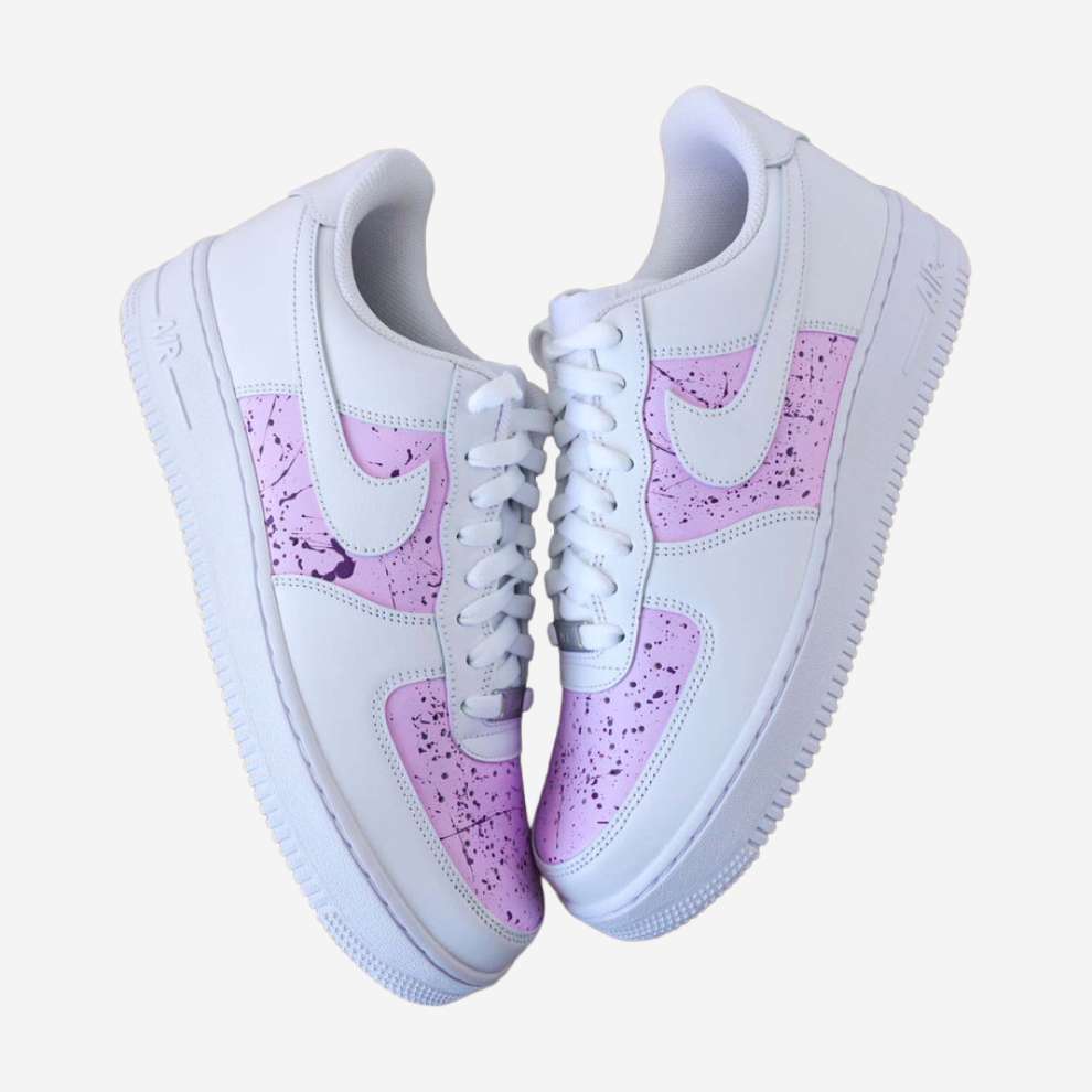 Nike Air Force x Pastel Pink Splash