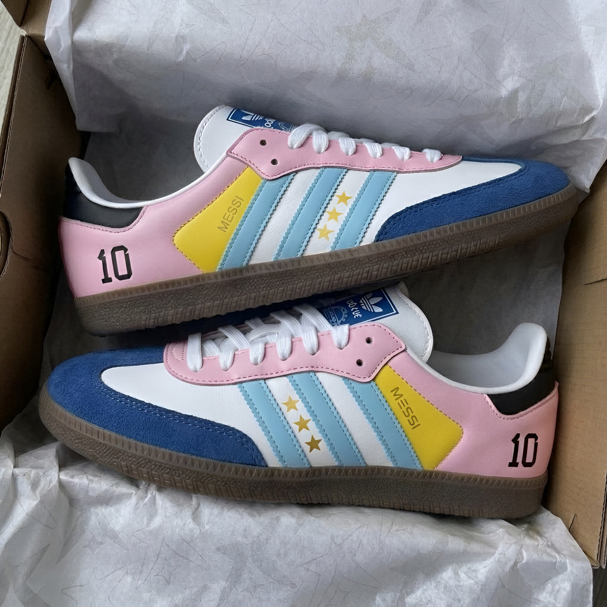 Messi x Adidas Samba