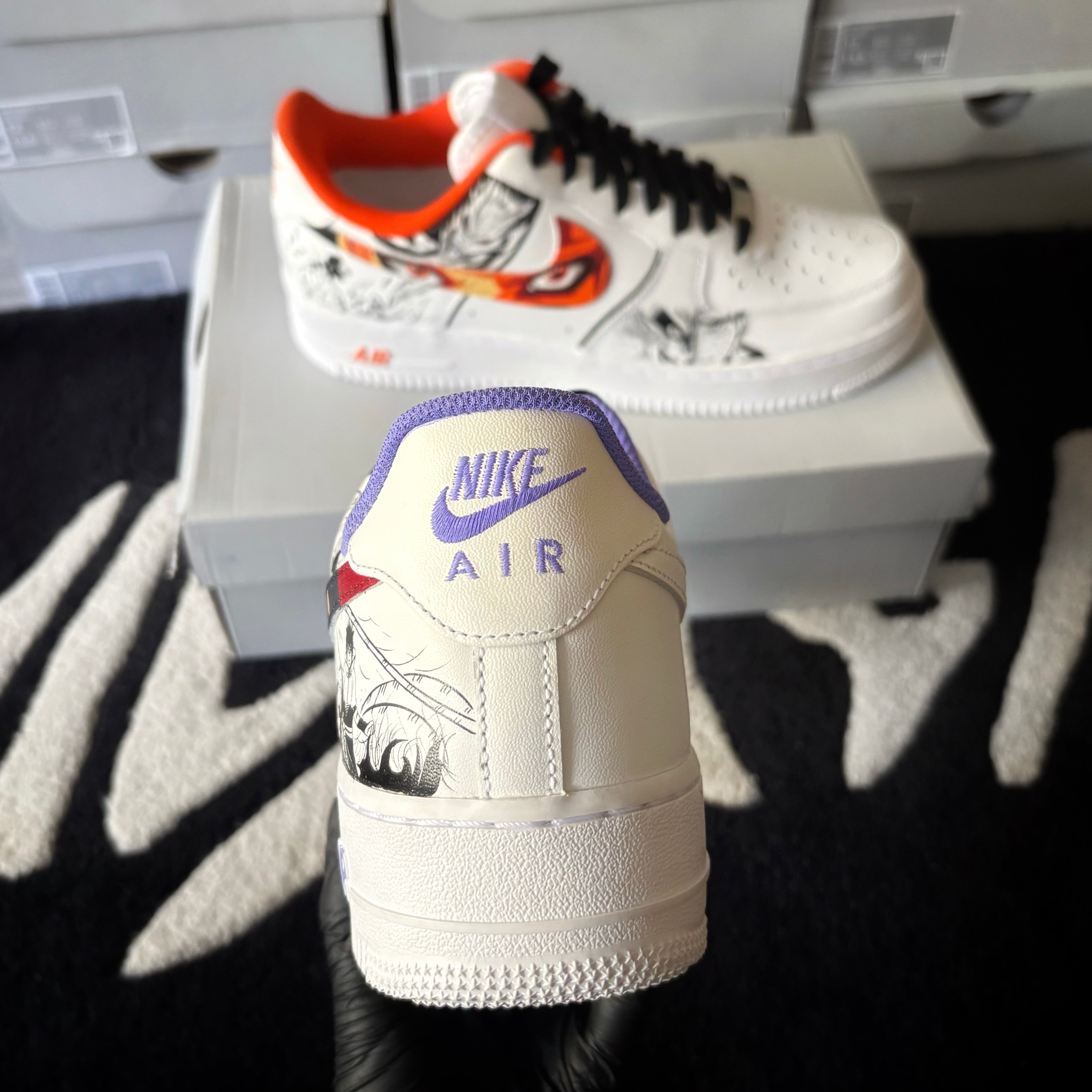 Nike Air Force 1 x Naruto x Sasuke