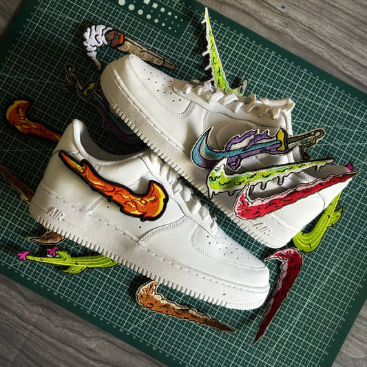 Nike Air Force 1 x Changeable Embroidered  Swooshes