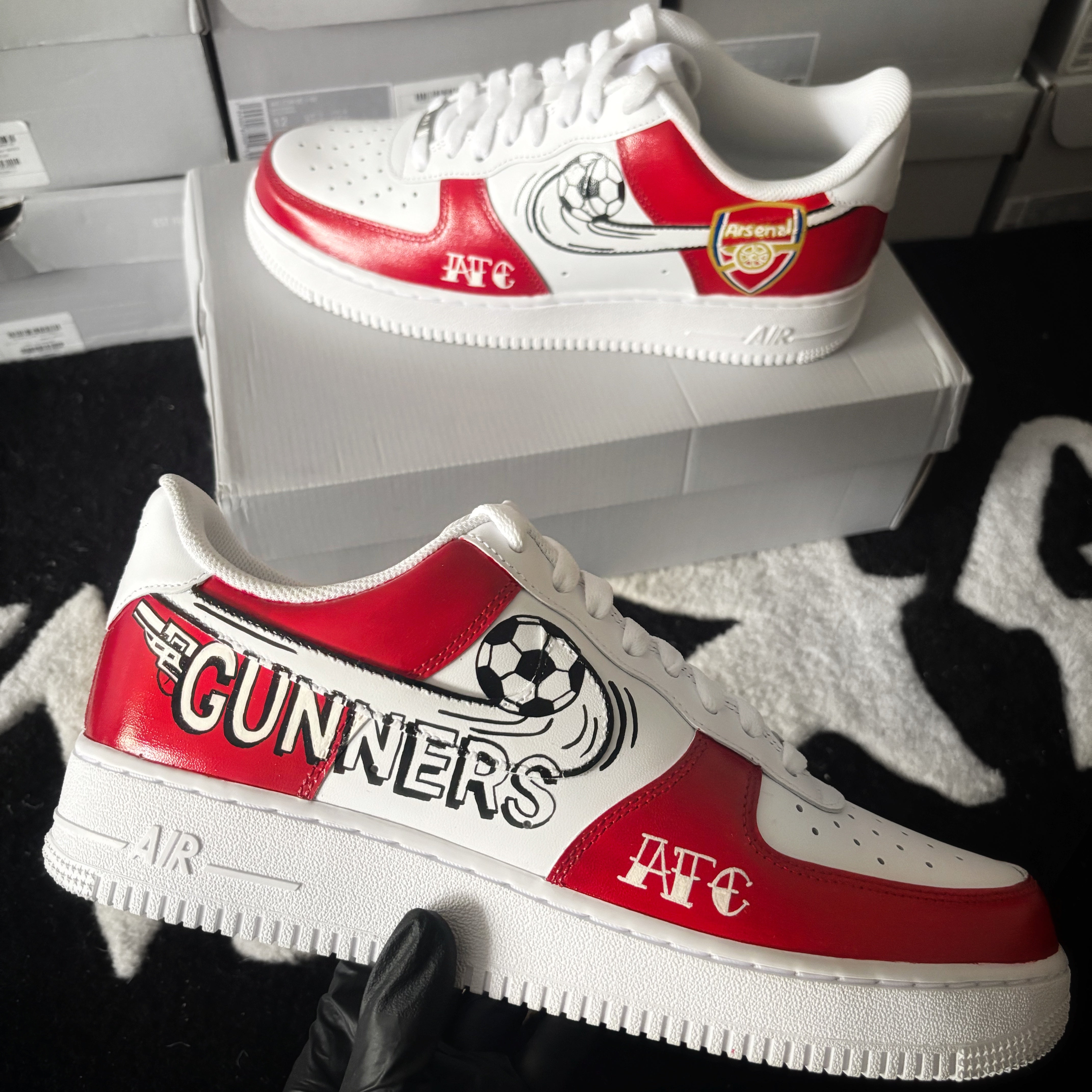 Nike Air Force 1 x Arsenal fc