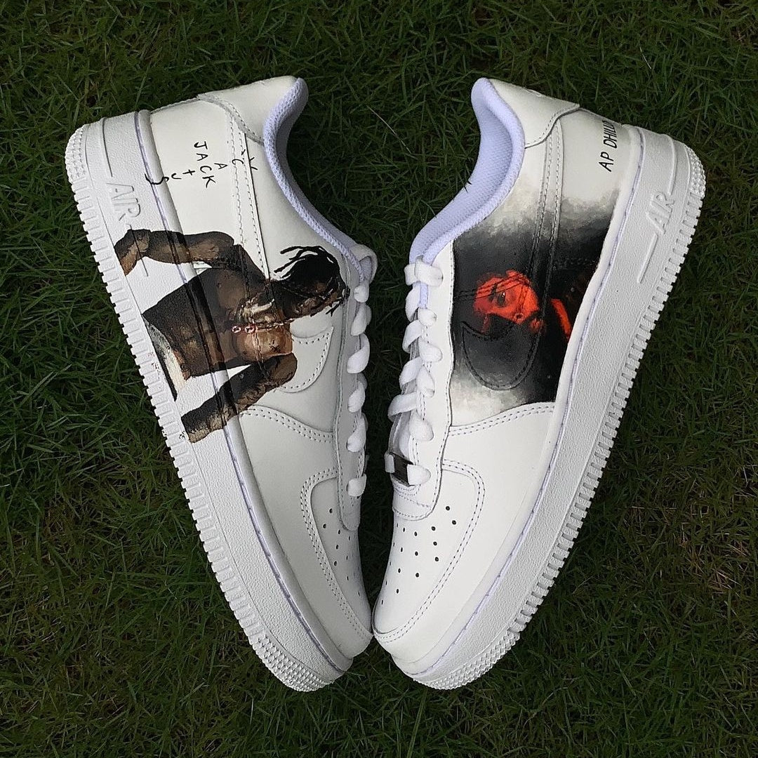 Nike Air Force 1 x Ap Dhillon x Travis Scott Knickgasm