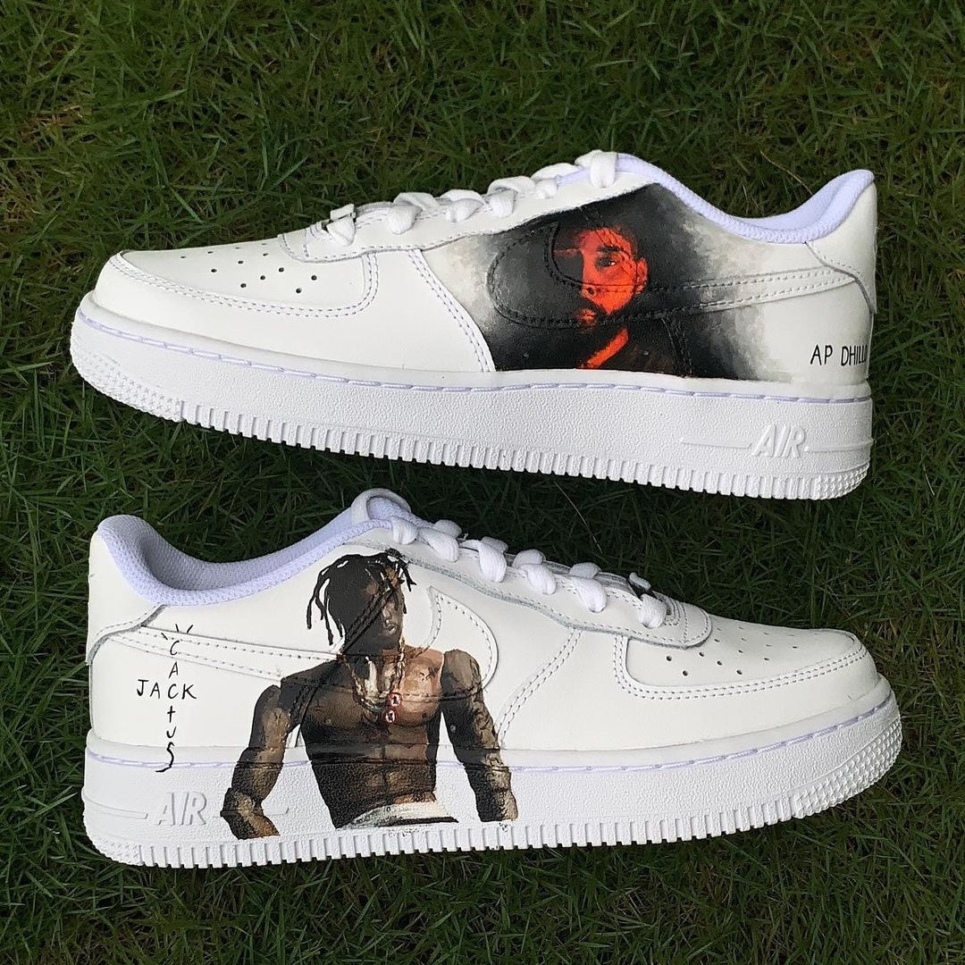 Nike Air Force 1 x Ap Dhillon x Travis Scott Knickgasm