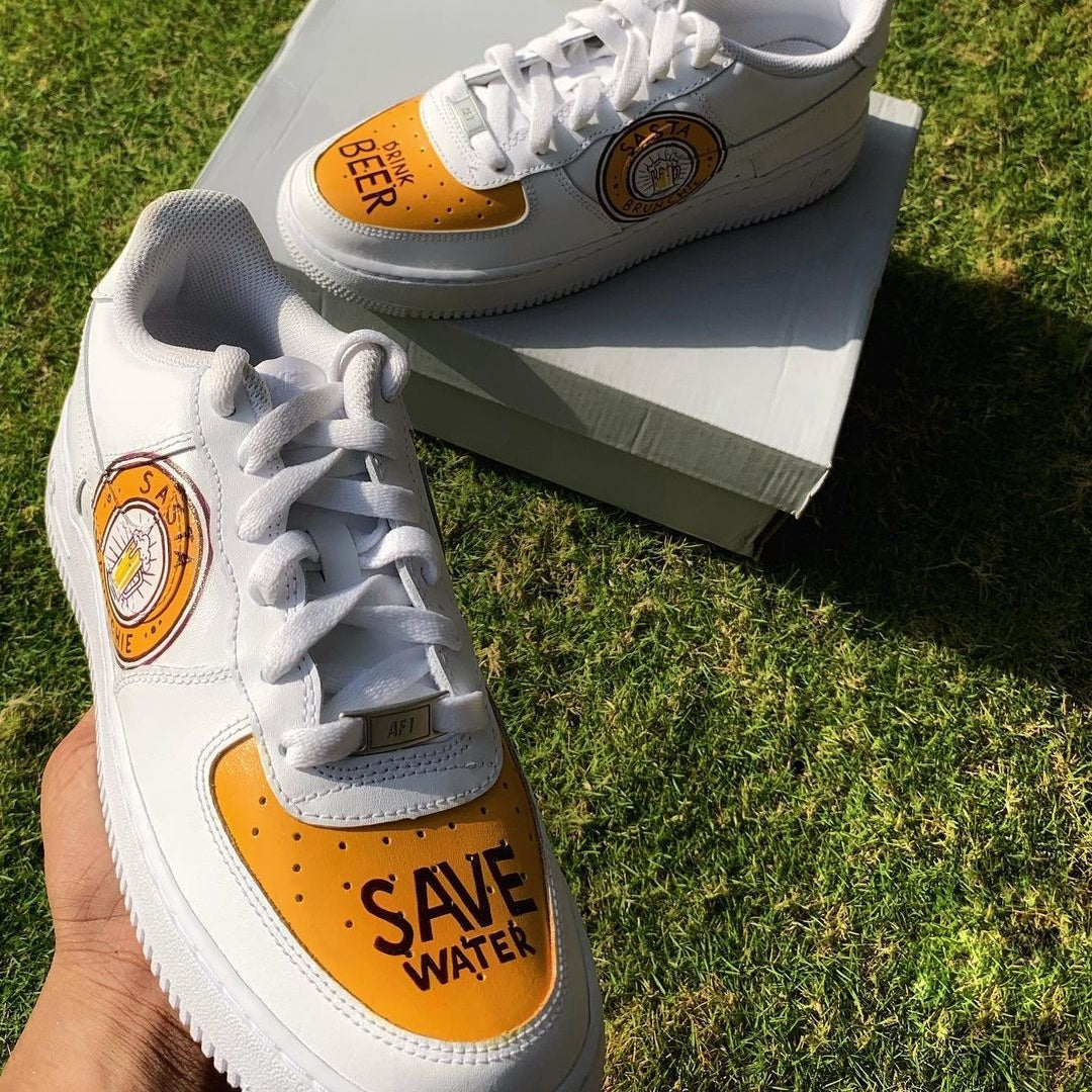 Nike Air Force 1 x Beer Cafe Knickgasm