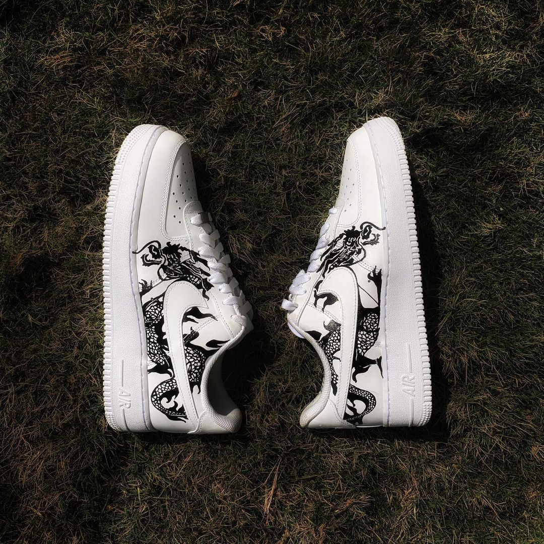 Nike Air Force 1 x Black Dragon Knickgasm