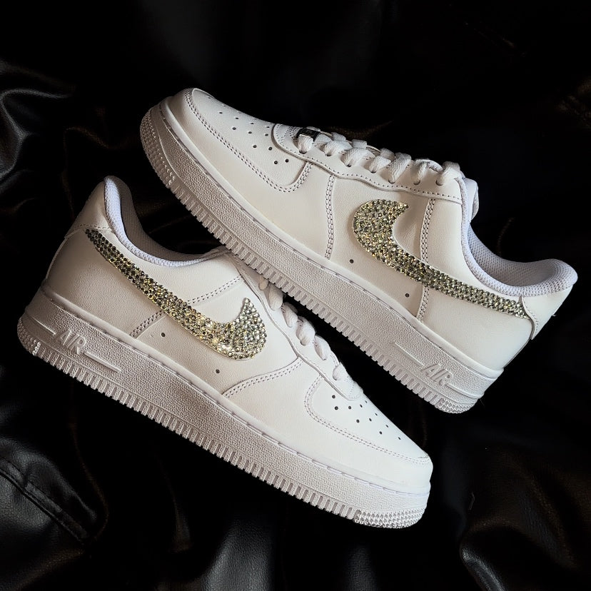 Nike Air Force 1 x Bling Swoosh Knickgasm